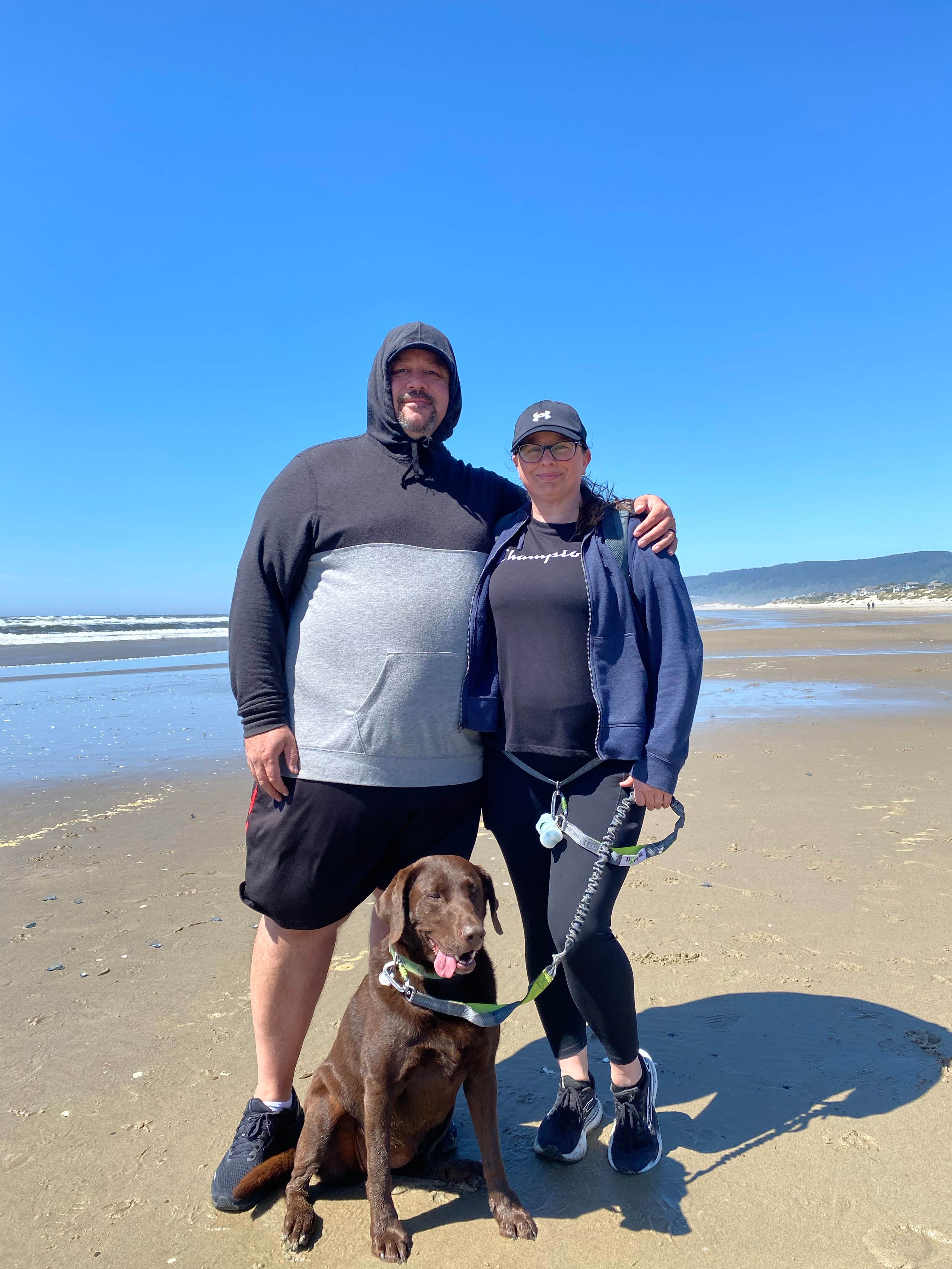Kyle's photo of camping with pets at Jessie M. Honeyman Memorial State Park Campground near Yachats, OR