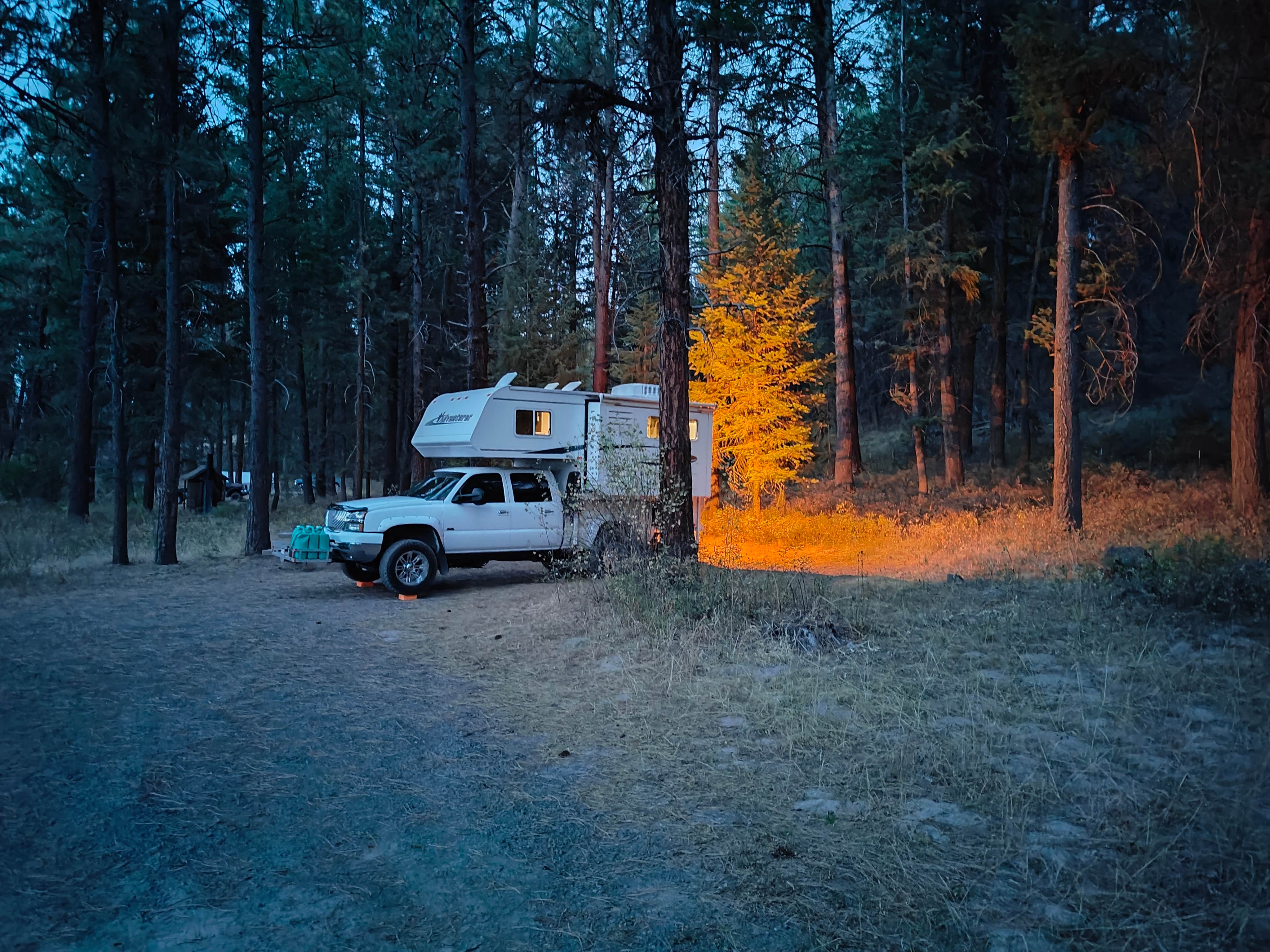 M W.'s photo of rv camping at Lower Camp Creek Forest Camp near Prairie City, OR