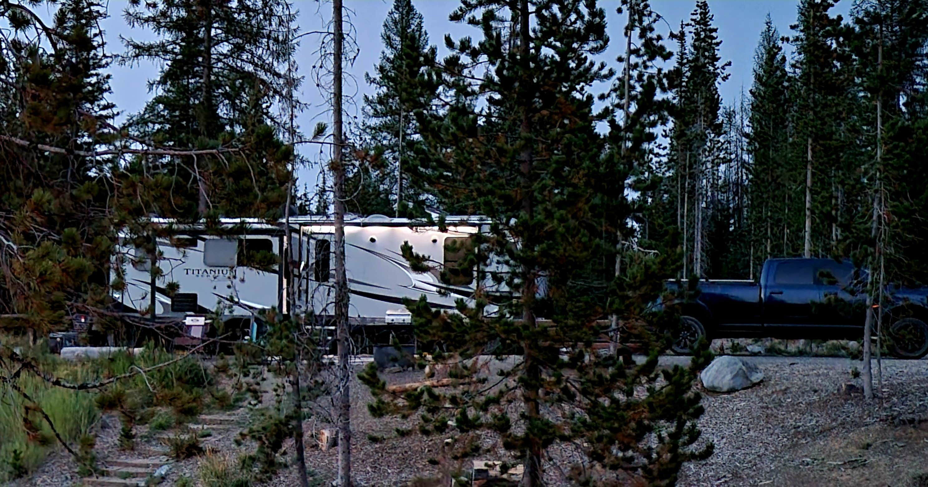 Peggy/Mark C.'s photo of rv camping at Olive Lake Campground (Or) — Umatilla National Forest near Baker City, OR