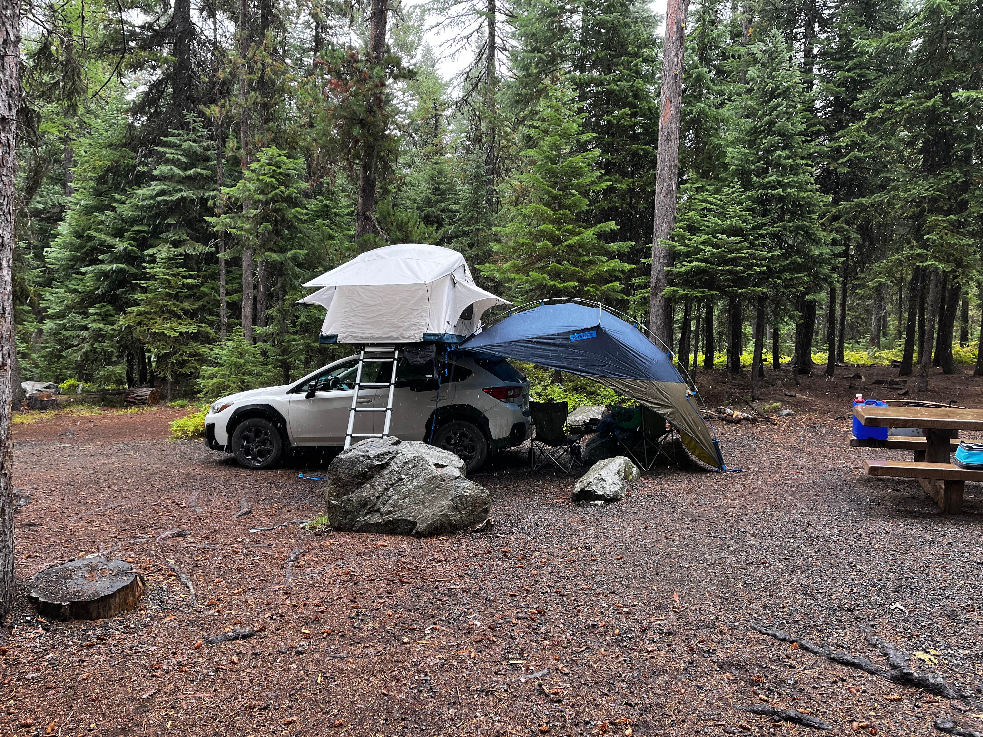 Andrew S.'s photo of tent camping at Strawberry Campground near Malheur National Forest