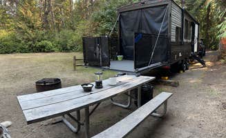Brandy's photo of camping with pets at Sutton Campground near Yachats, OR
