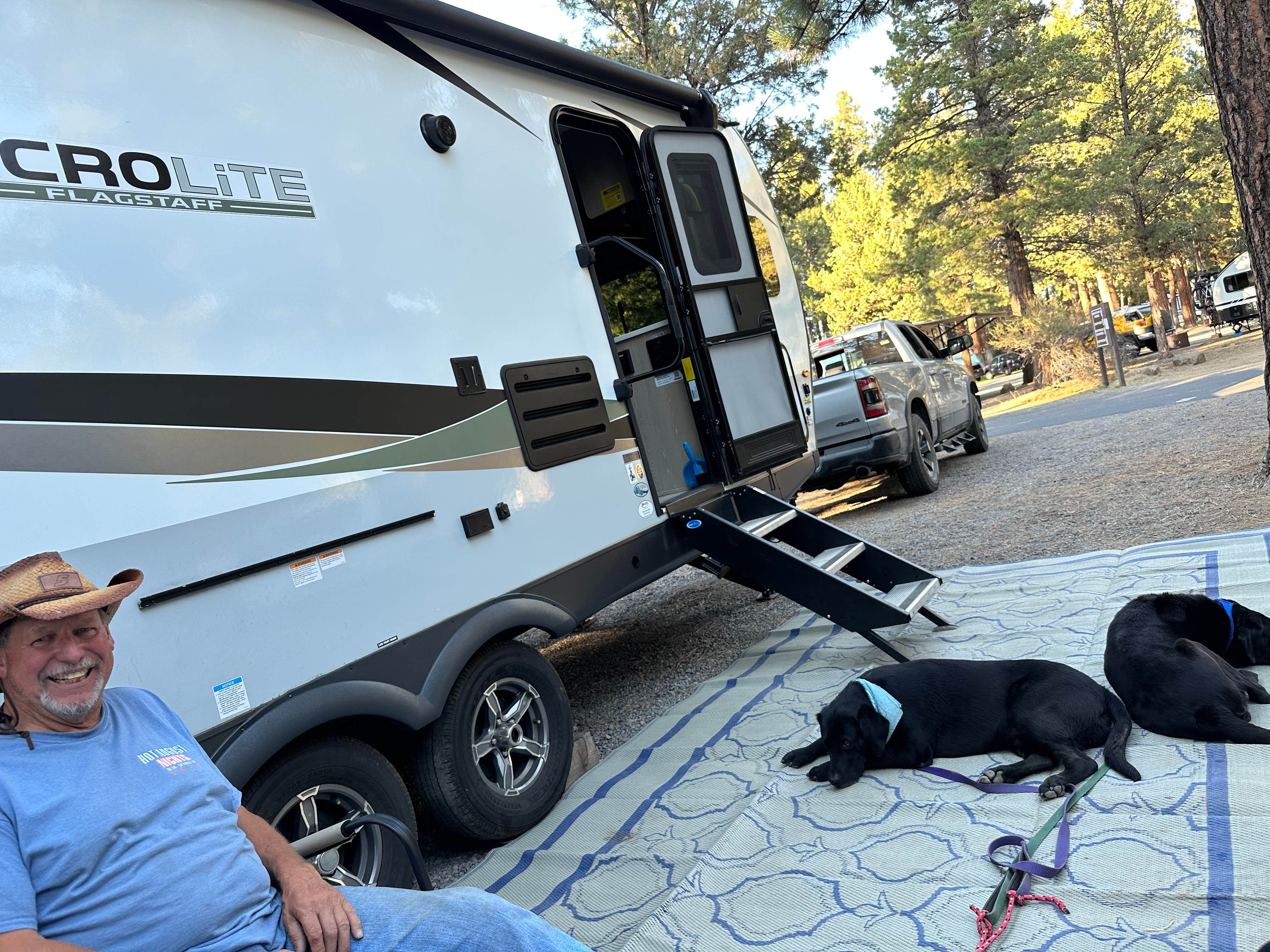 Beth D.'s photo of camping with pets at Creekside Sisters City Park near Sisters, OR