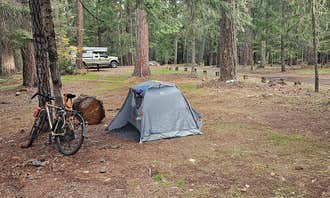 Camping near Pickett Butte Lookout: Threehorn Campground, Tiller, Oregon