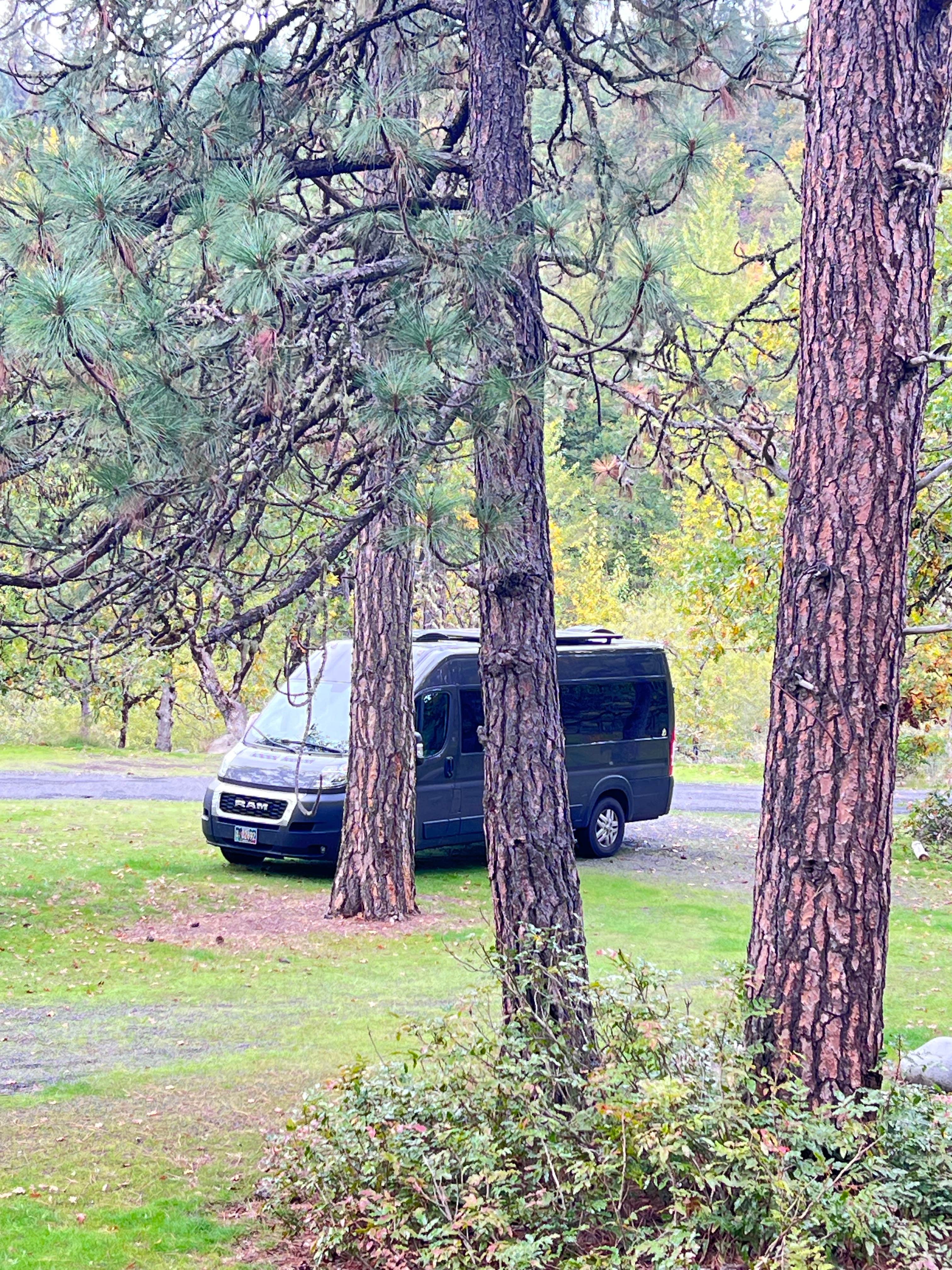 Kirsten G.'s photo of rv camping at Tucker Park Campground near Mosier, OR