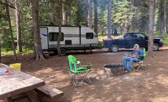 Judy W.'s photo of rv camping at Two Color Campground near Lostine, OR