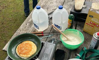 Finna G.'s photo of camping with pets at Wallowa Lake State Park Campground near Joseph, OR
