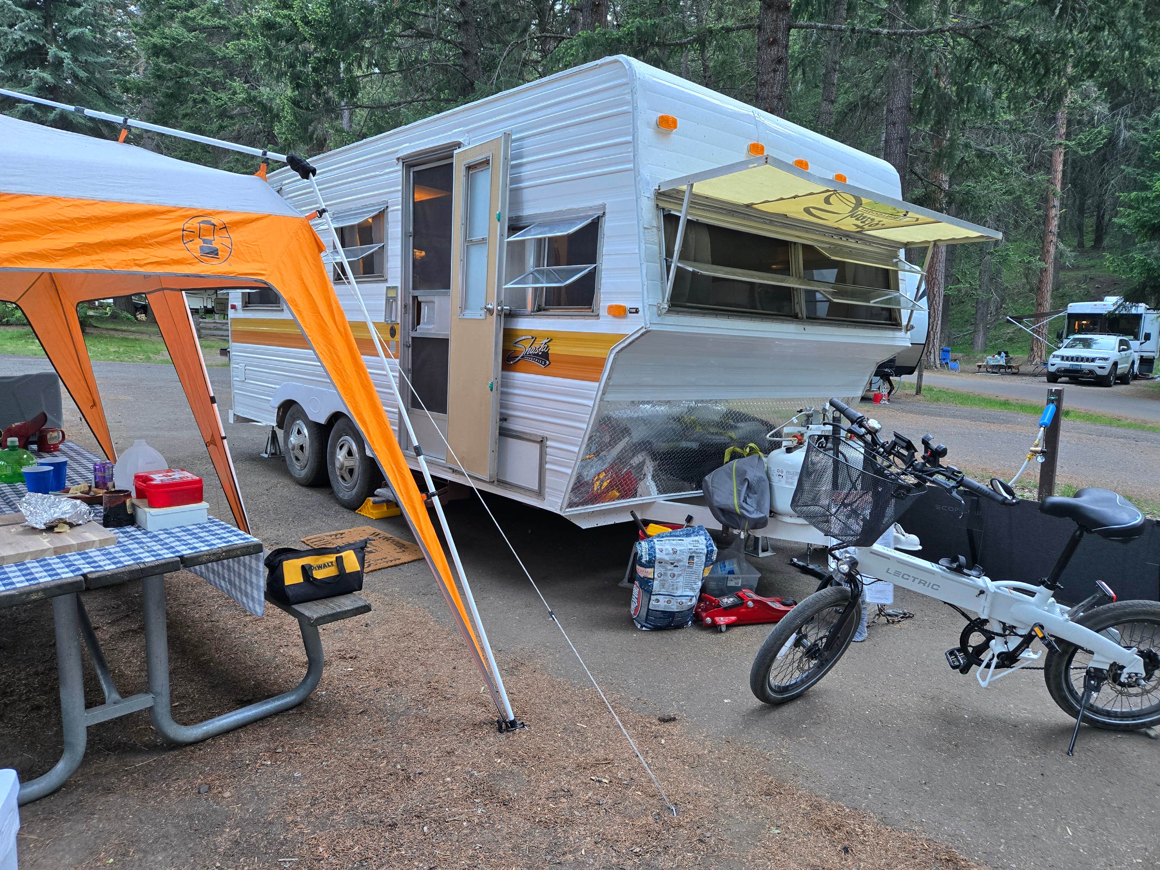 Kellie T.'s photo of rv camping at Wallowa Lake State Park Campground near Joseph, OR