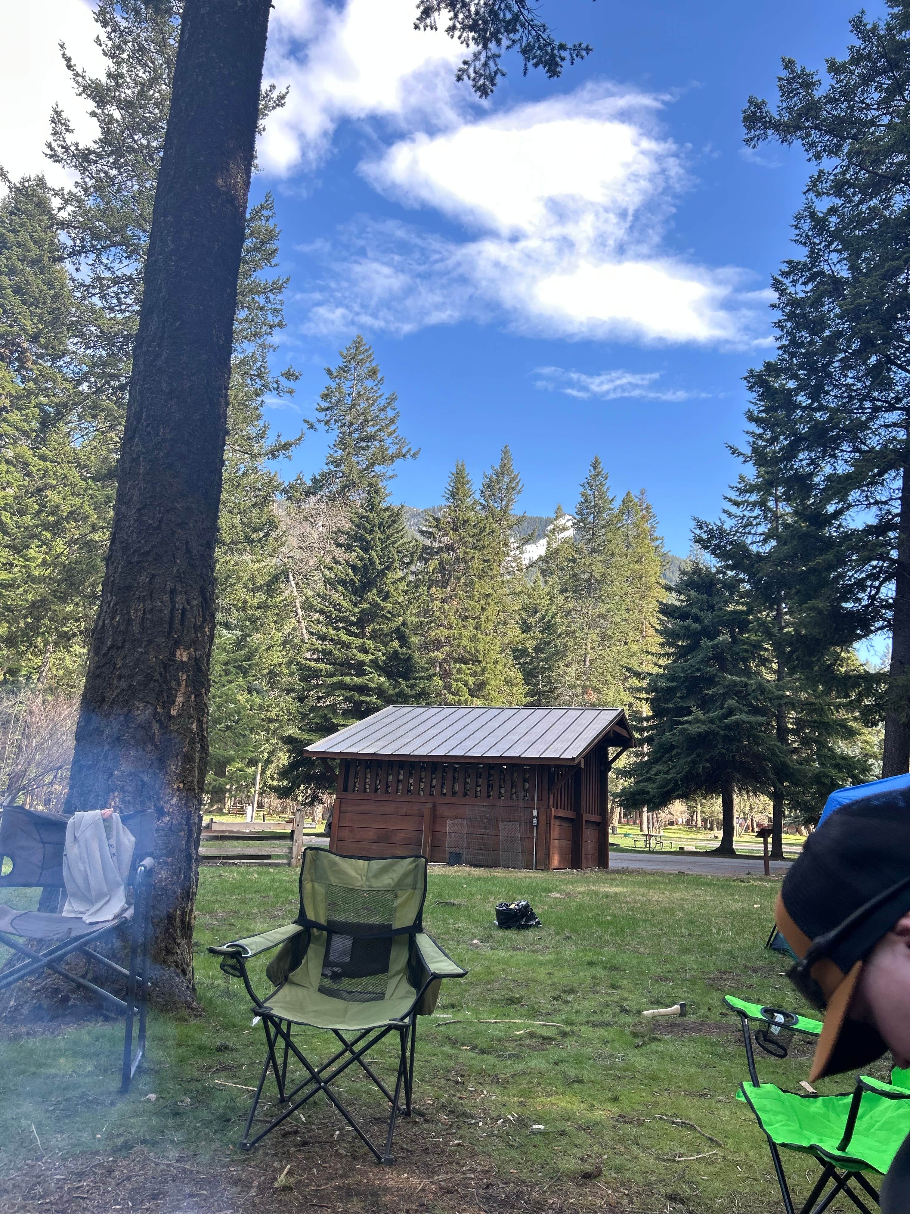 Finna  G.'s photo of a cabin at Wallowa Lake State Park Campground near North Powder, OR