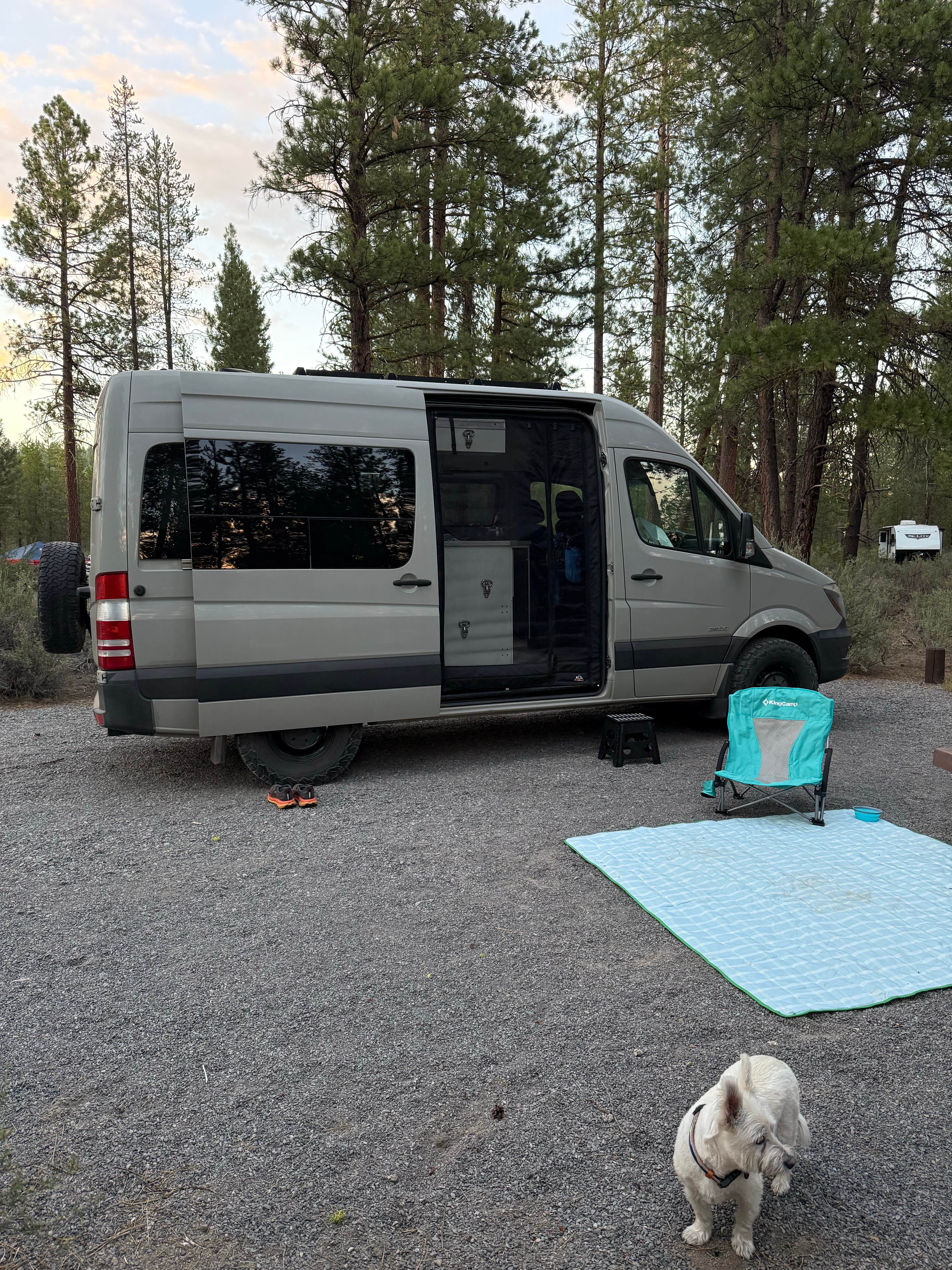 Heather E.'s photo of rv camping at Williamson River Campground near Crater Lake, OR