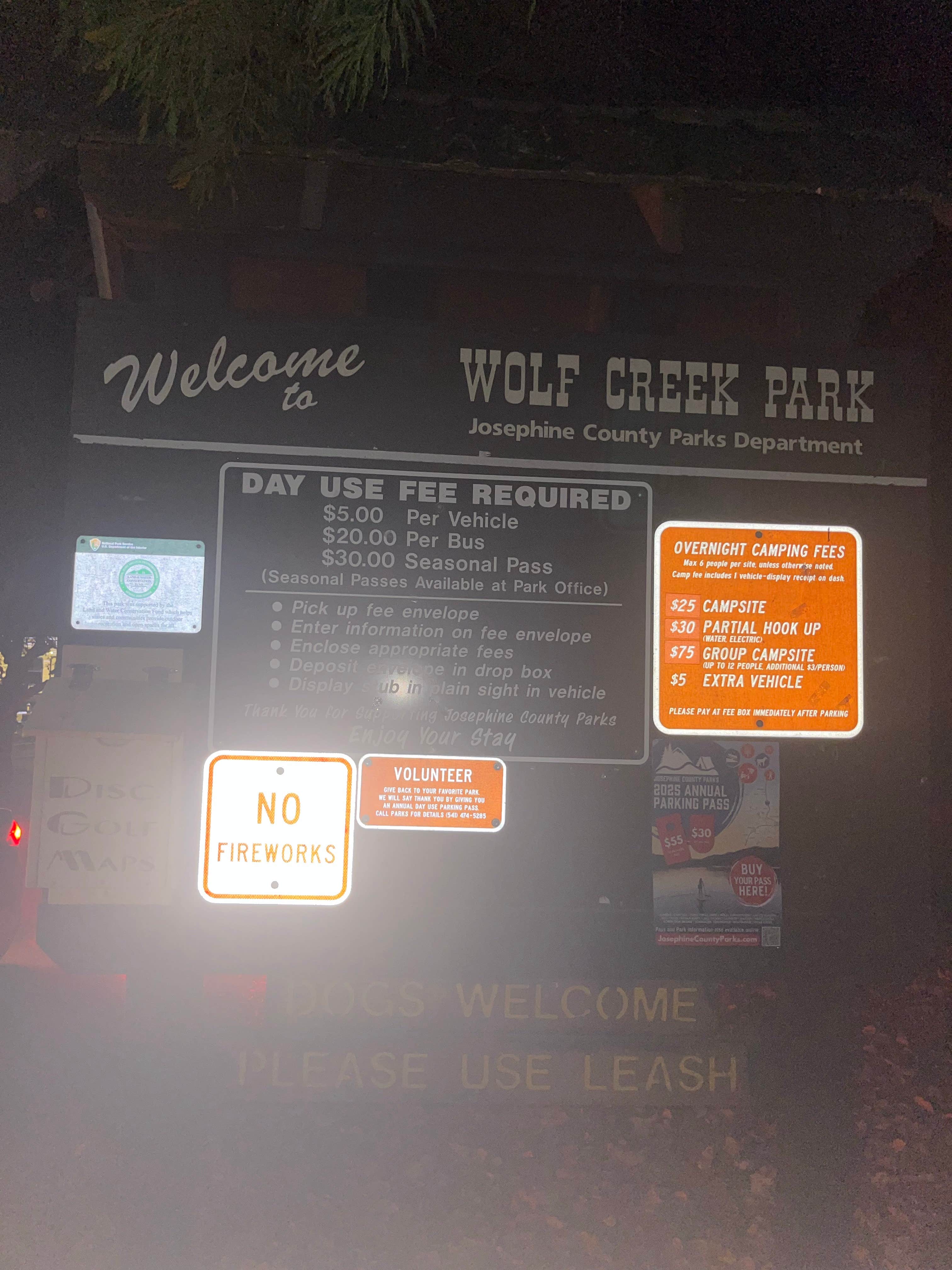 Camper-submitted photo at Wolf Creek Park near Wolf Creek, OR