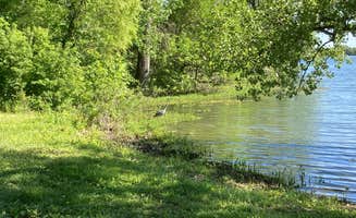 Lucy P.'s photo of a dispersed camping area at Osage State Fishing Lake near Perry Lake