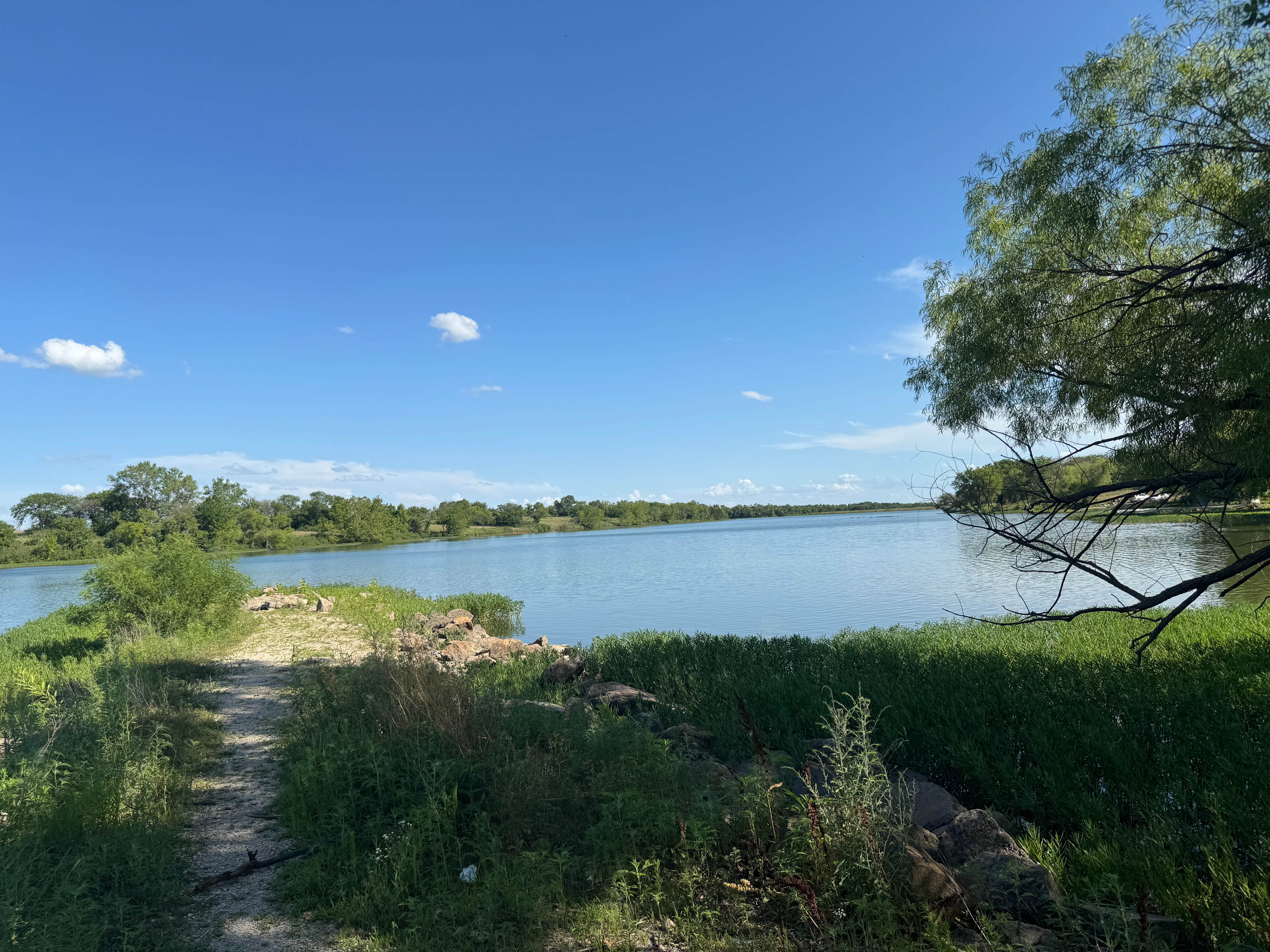 evan's photo of a dispersed camping area at Osage State Fishing Lake near Hillsdale, KS