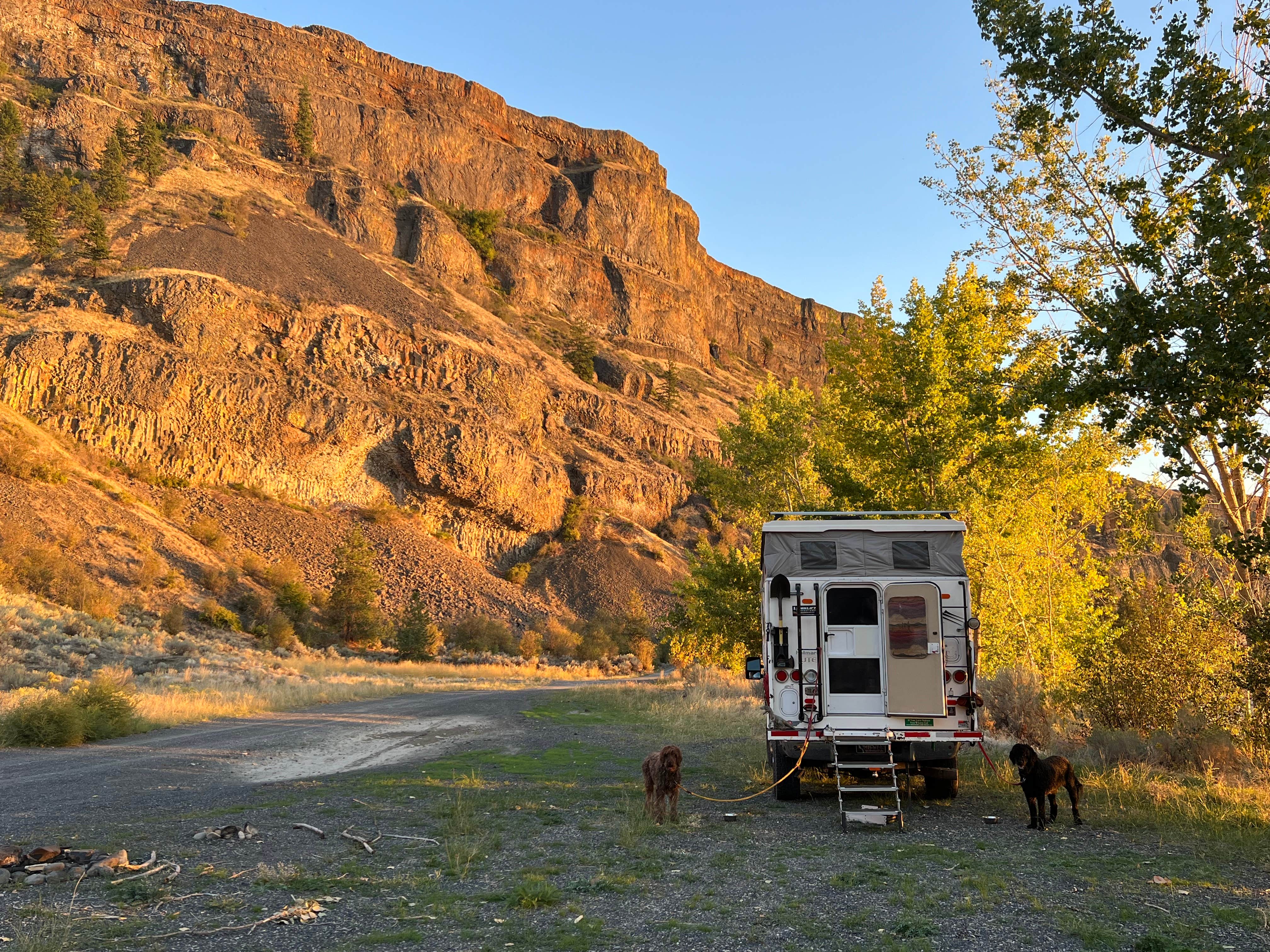 Camper-submitted photo at Osbourne Bay Campground — Steamboat Rock State Park near Coulee Dam, WA