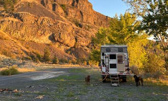 Camping near Coulee Playland Resort: Osbourne Bay Campground — Steamboat Rock State Park, Electric City, Washington
