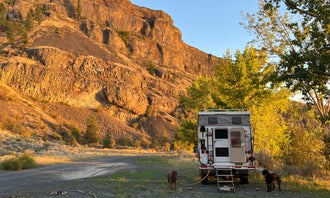 Camping near Barker Canyon: Osbourne Bay Campground — Steamboat Rock State Park, Electric City, Washington