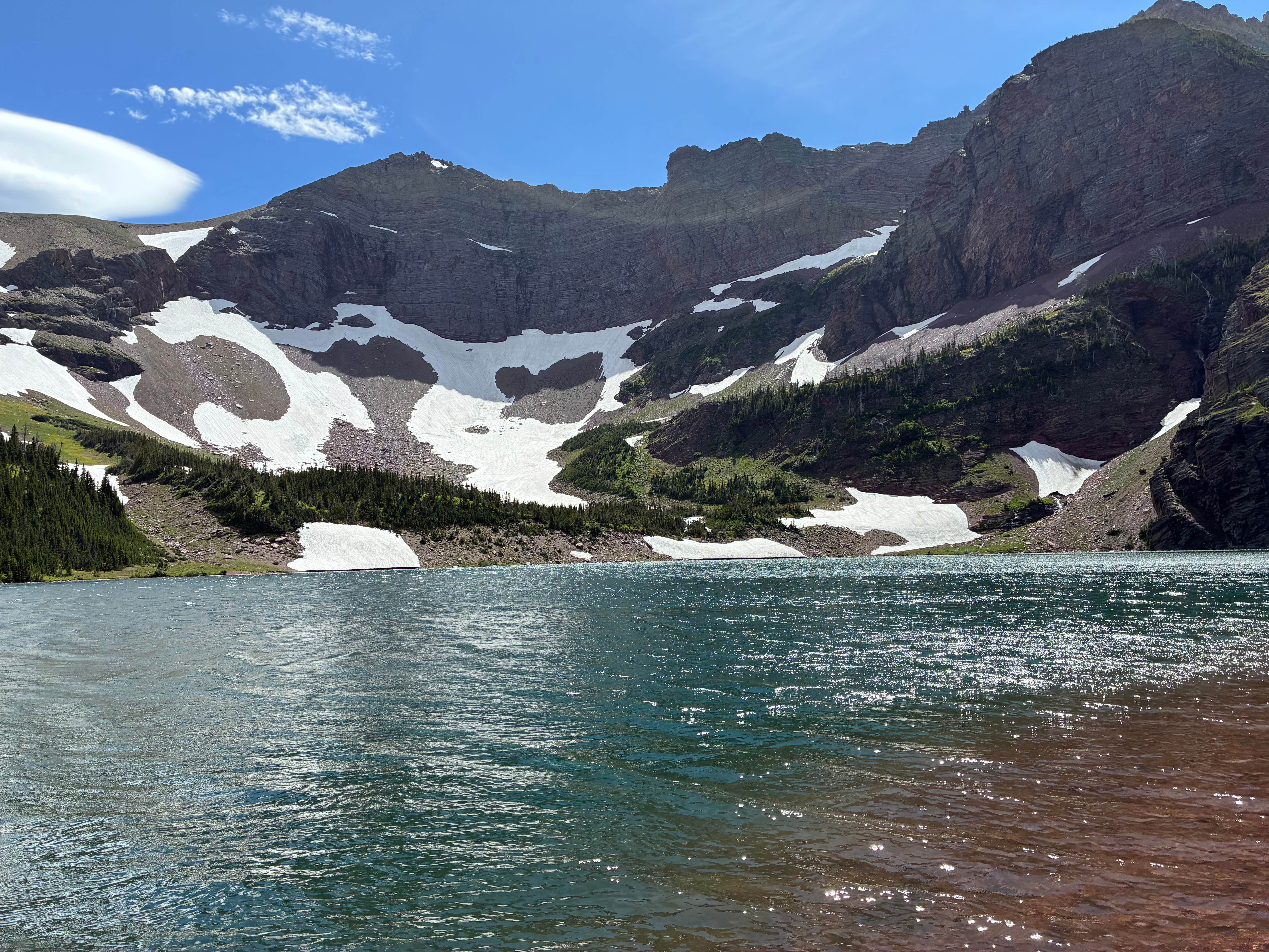 Camping near Reynolds Creek Wilderness Campsite — Glacier National Park: Otokomi Lake Wilderness Campsite — Glacier National Park, Siyeh Bend, Montana
