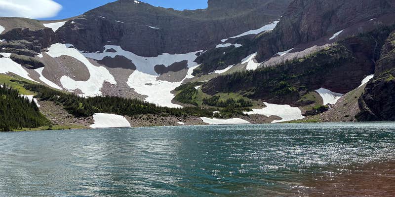 Camper submitted image from Otokomi Lake Wilderness Campsite — Glacier National Park