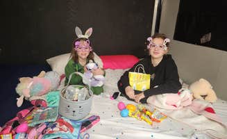 Nicole S.'s photo of glamping accommodations at Otter Lake Camp Resort near Mount Bethel, PA