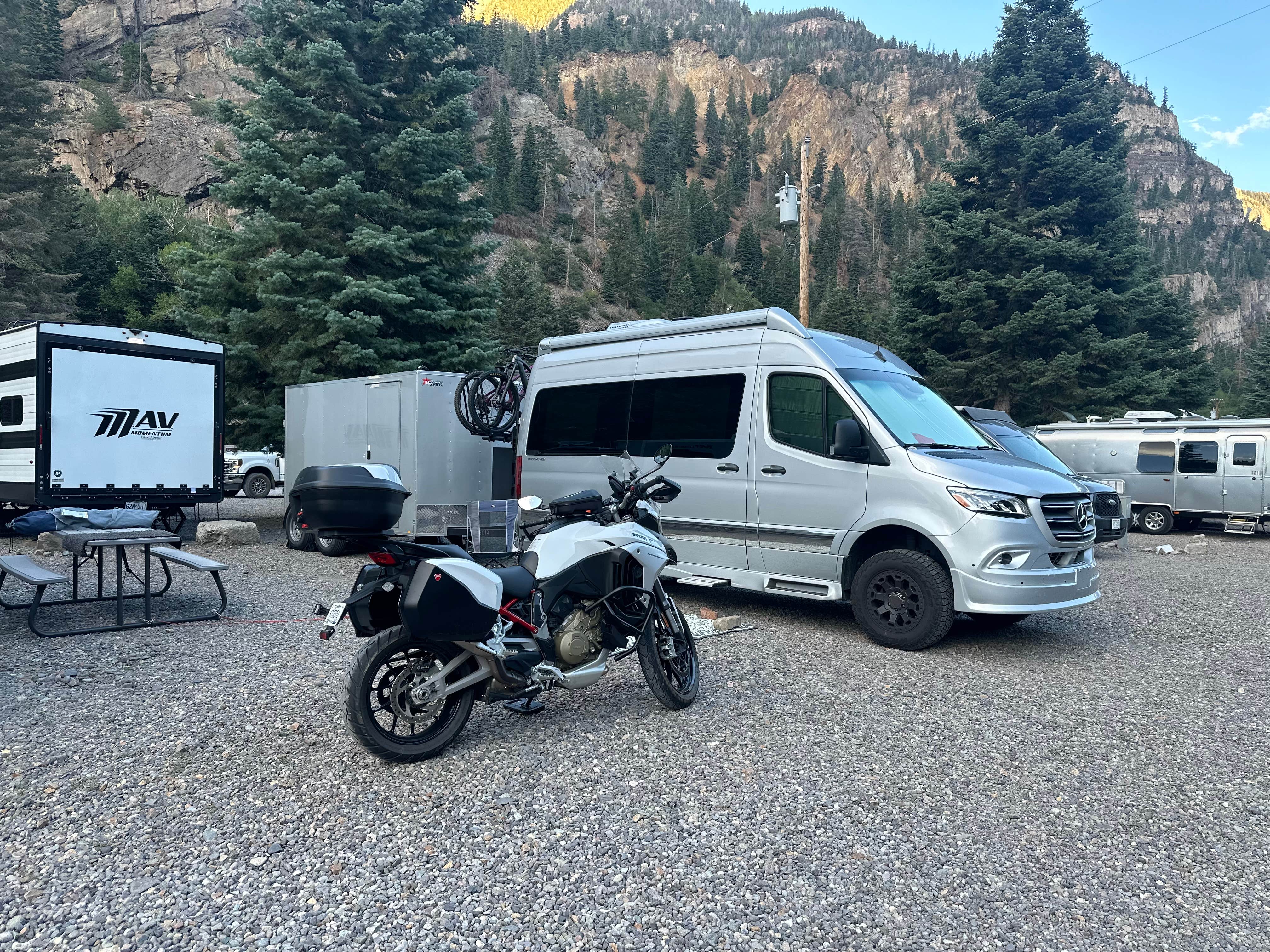 Chris A.'s photo of rv camping at Ouray Riverside Resort near Norwood, CO