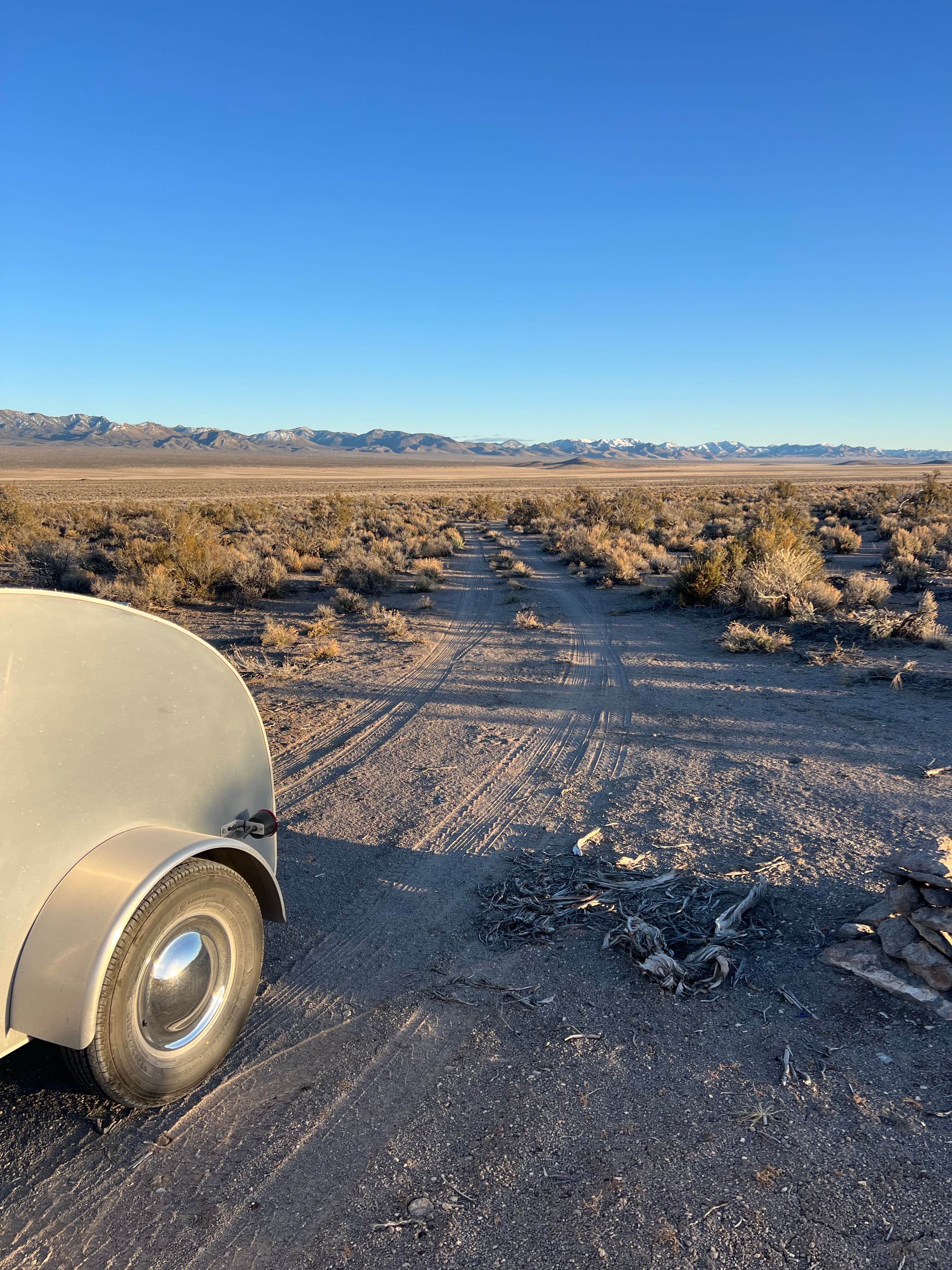 Jeffrey F.'s photo of a dispersed camping area at Outcrop Rock near Pioche, NV