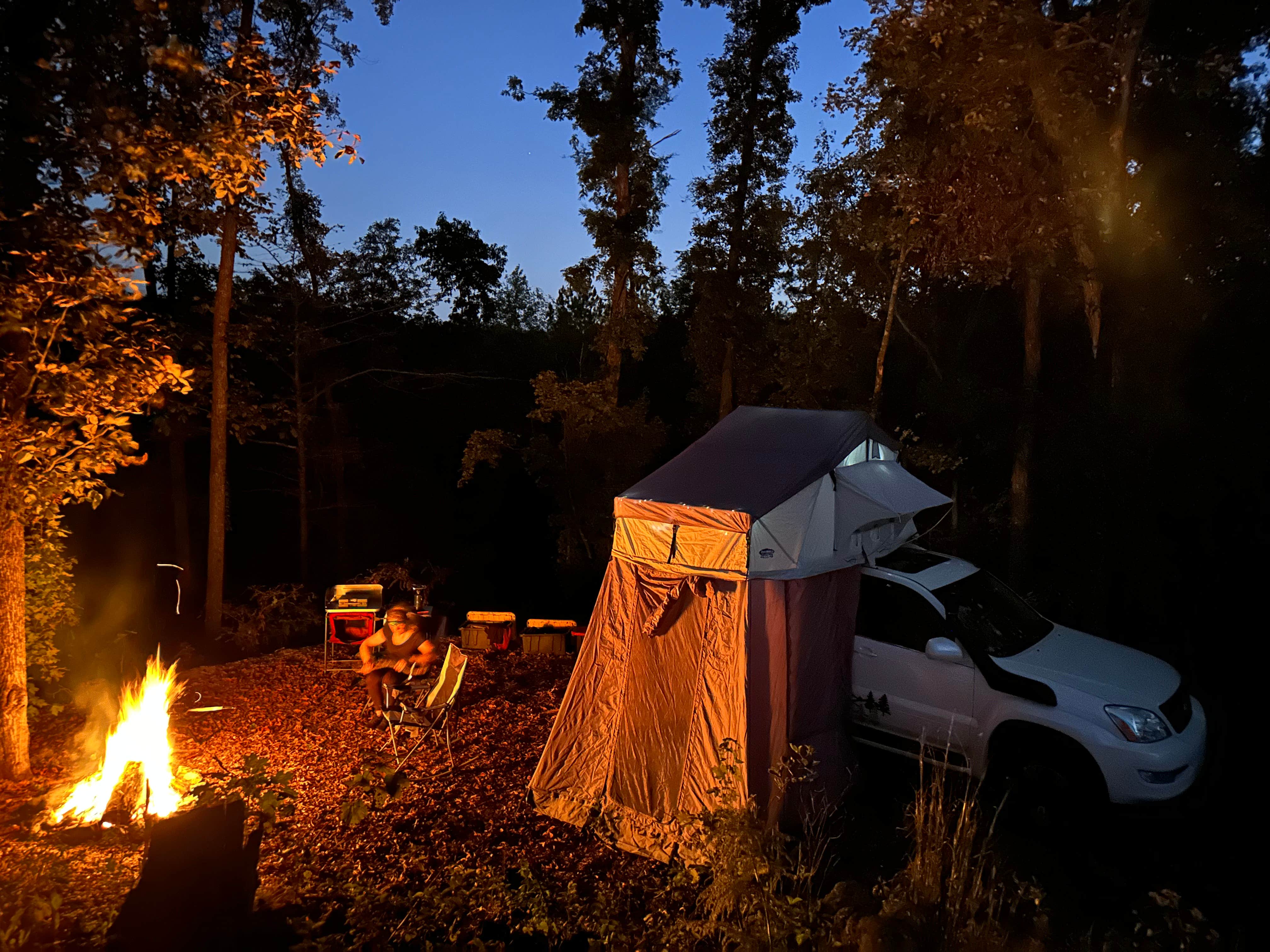 Teo K.'s photo of tent camping at overland camping ocoee near Ringgold, GA