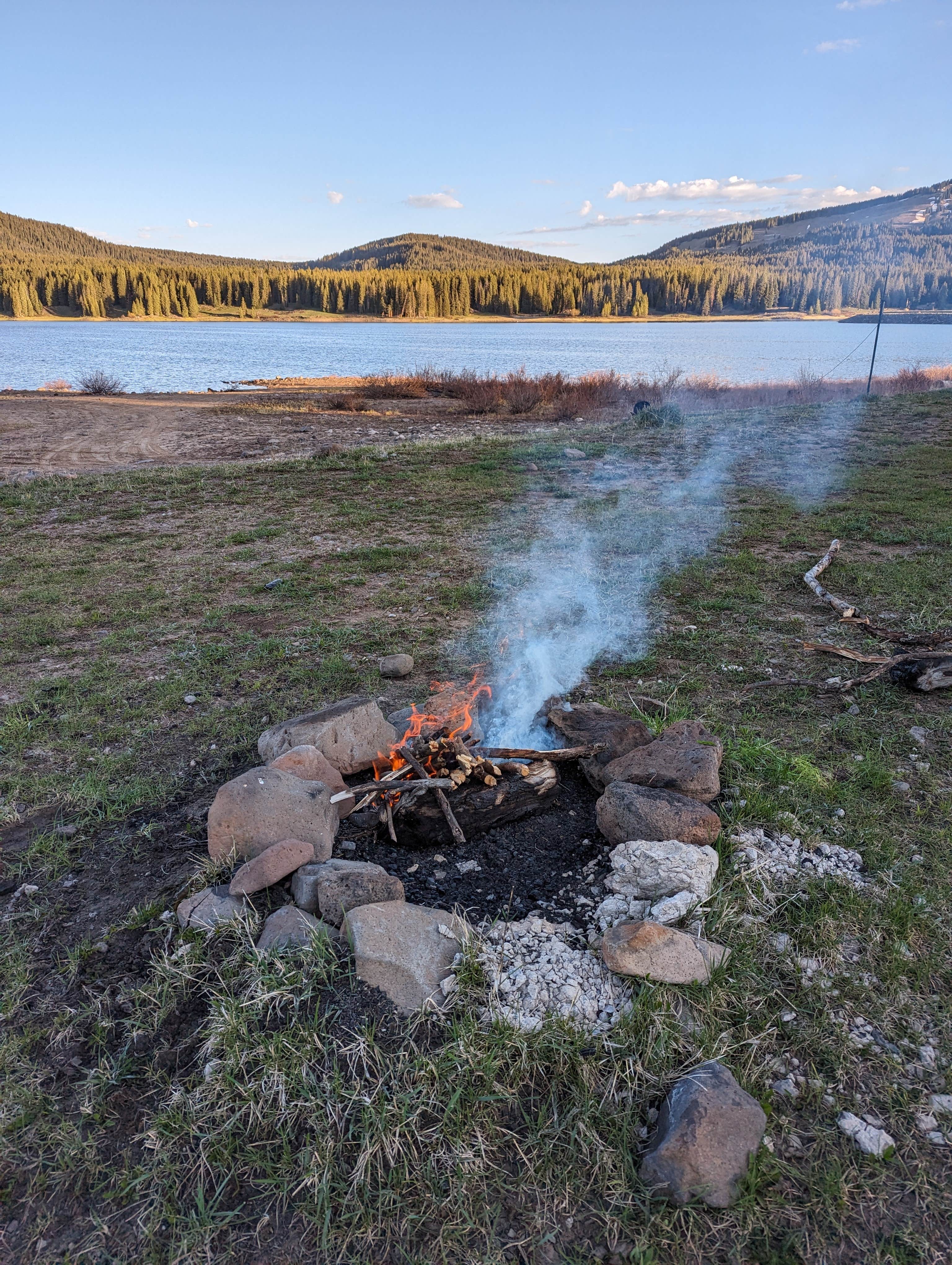 Camping near Sage View Ranch: Overland Reservoir (Dispersed)-Paonia RD, Somerset, Colorado