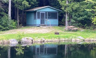 Kelly W.'s photo of glamping accommodations at Oxbow Campground near Templeton, MA