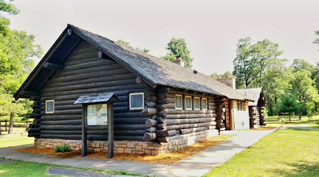 Tori K.'s photo of a cabin at Paint Rock Springs Campground — St. Croix State Park near Saint Croix National Scenic River