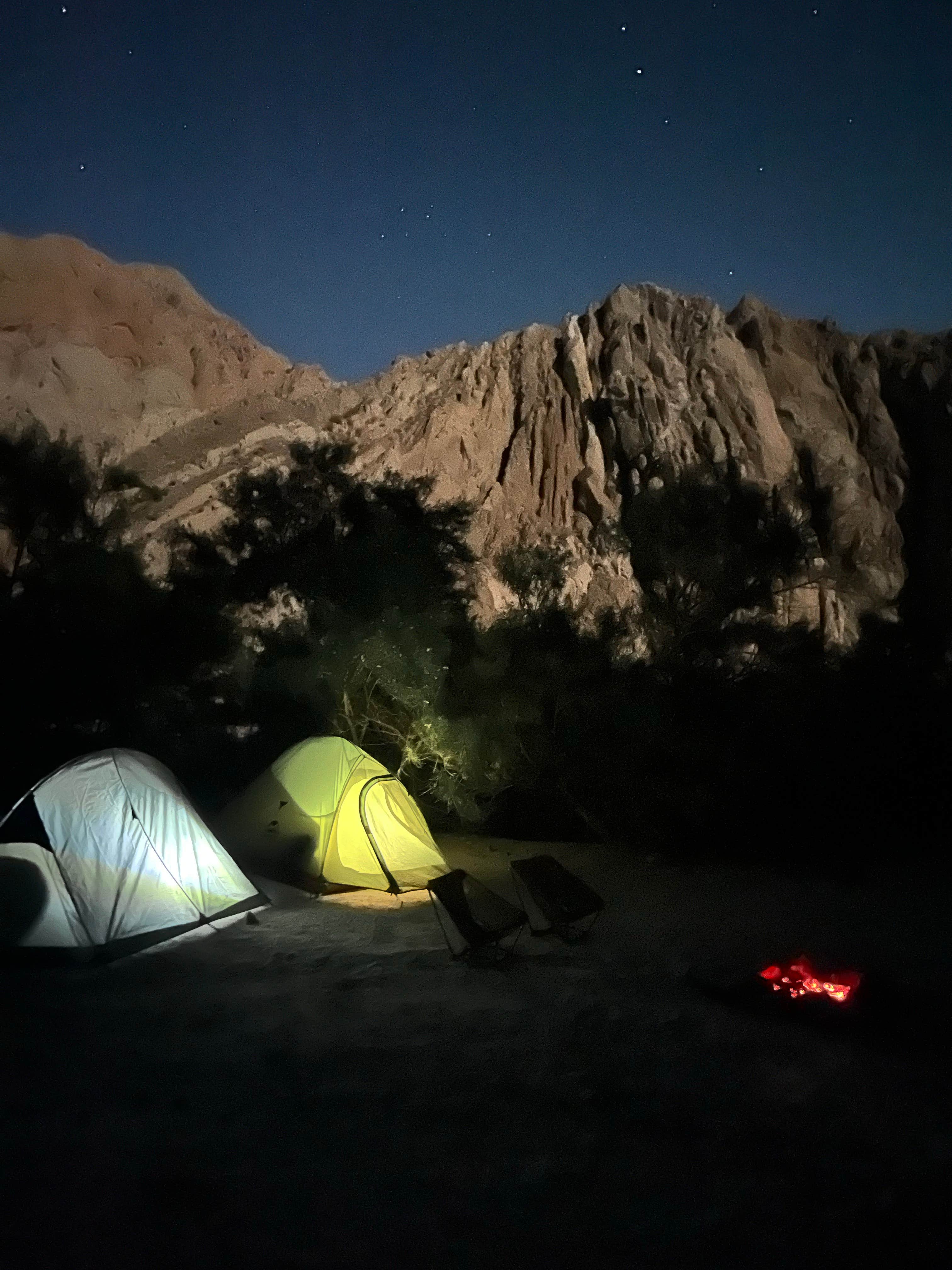 Camper-submitted photo at Painted Canyon near Thermal, CA