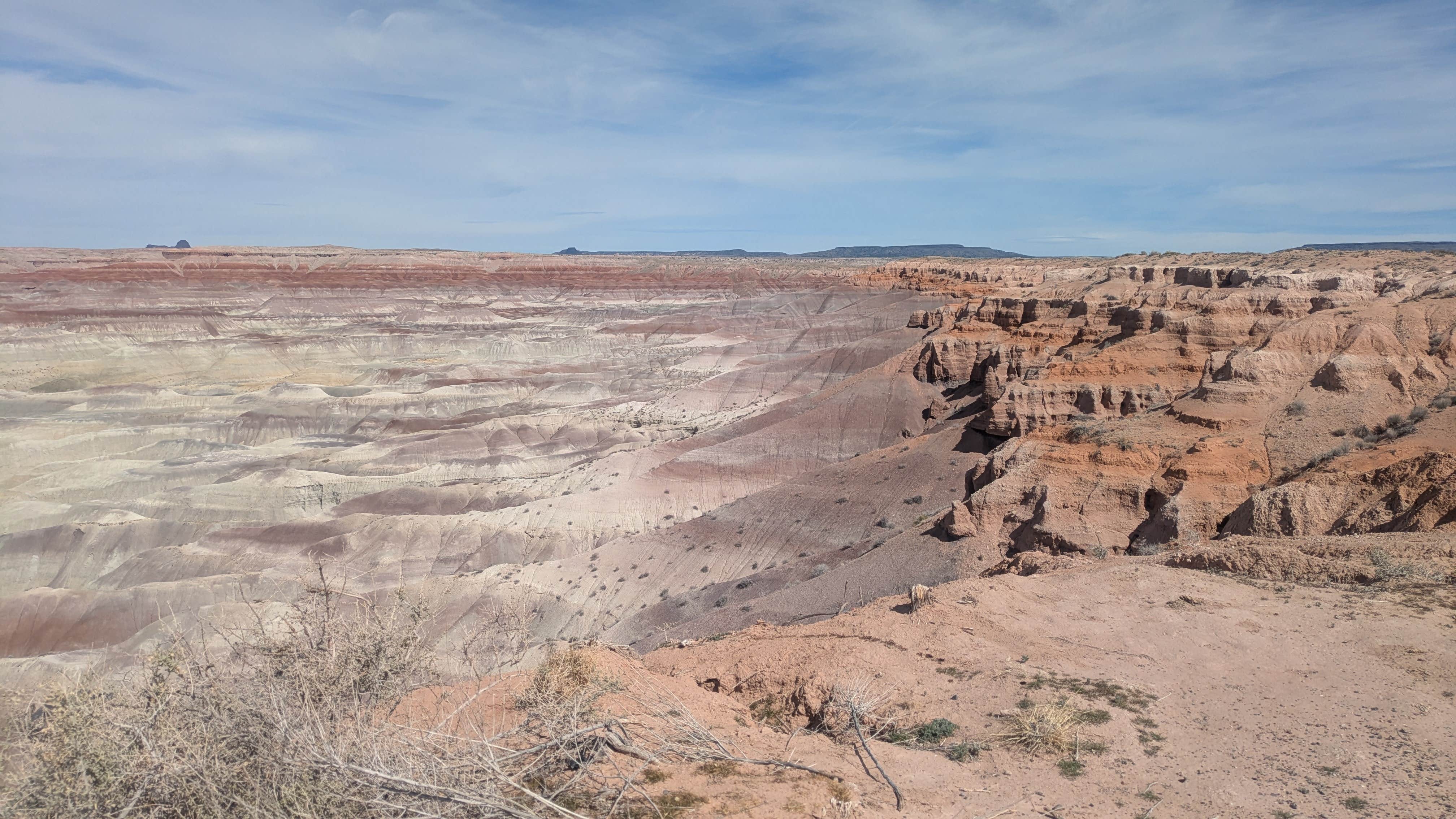 Camper-submitted photo at Painted Desert Rim Drive Dispersed Pulloff near Winslow, AZ
