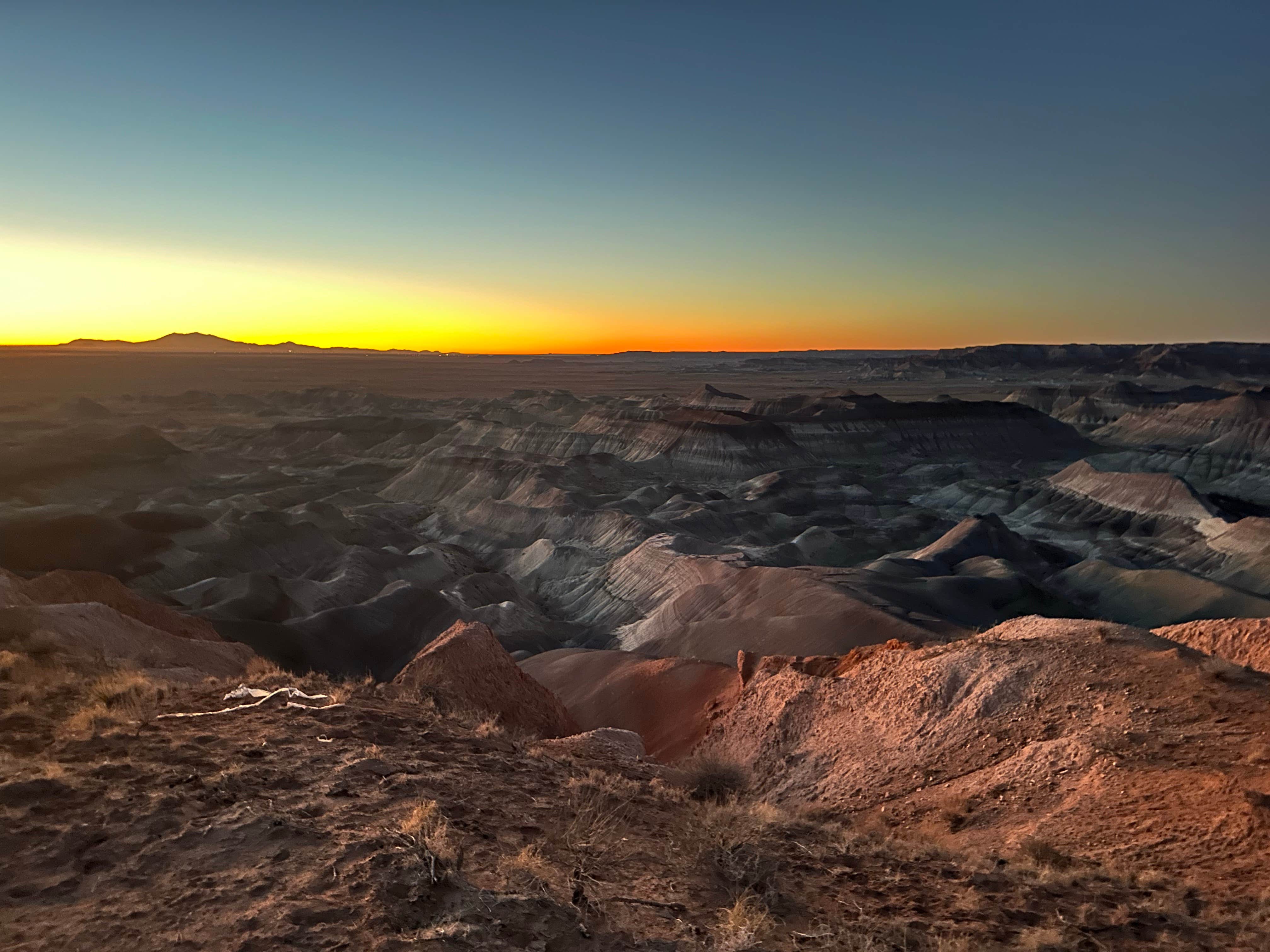 Camper-submitted photo at Painted Desert Rim Drive Dispersed Pulloff near Winslow, AZ