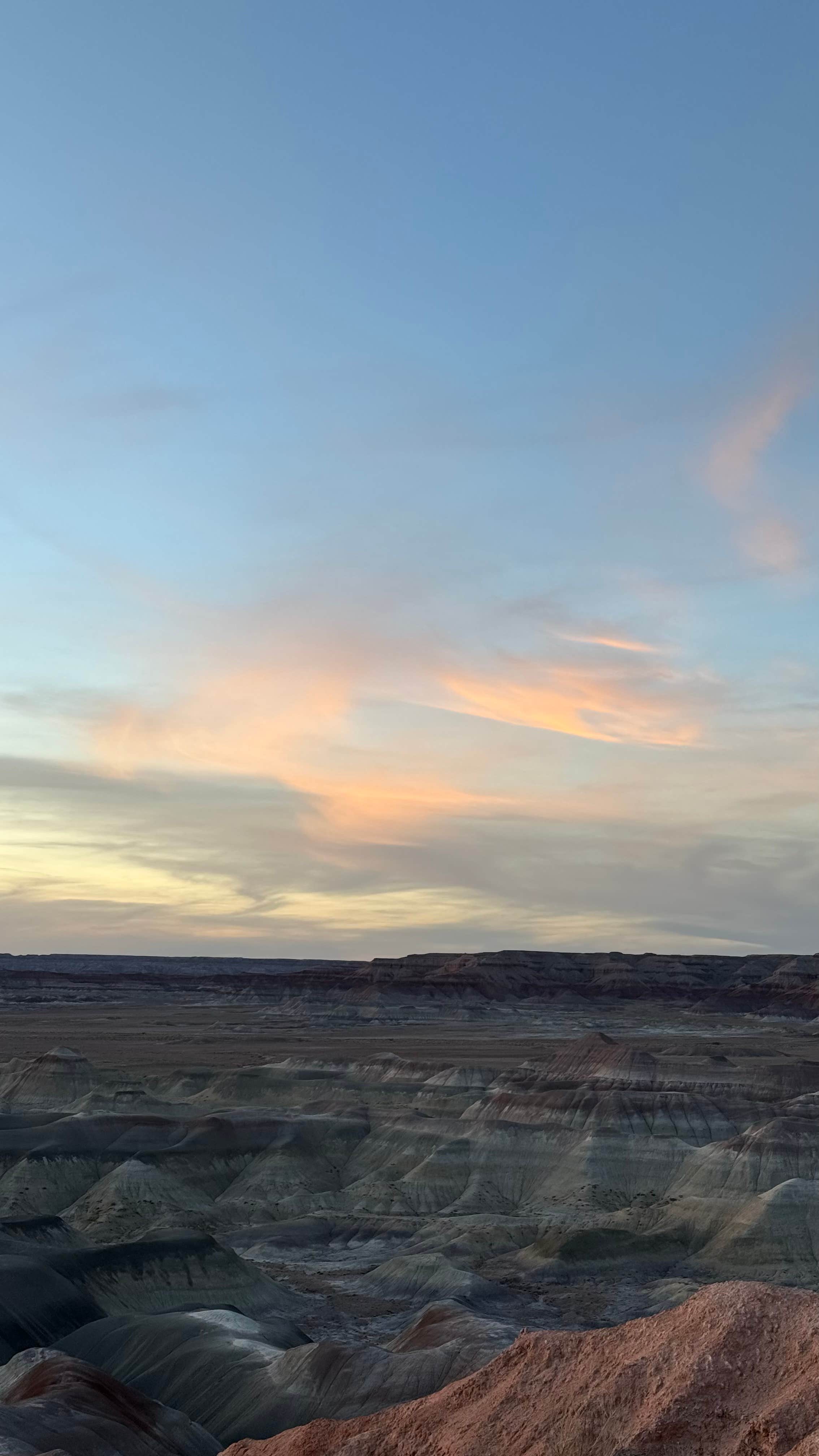 Camping near Love’s RV Park: Painted Desert Rim Drive Dispersed Pulloff, Winslow, Arizona