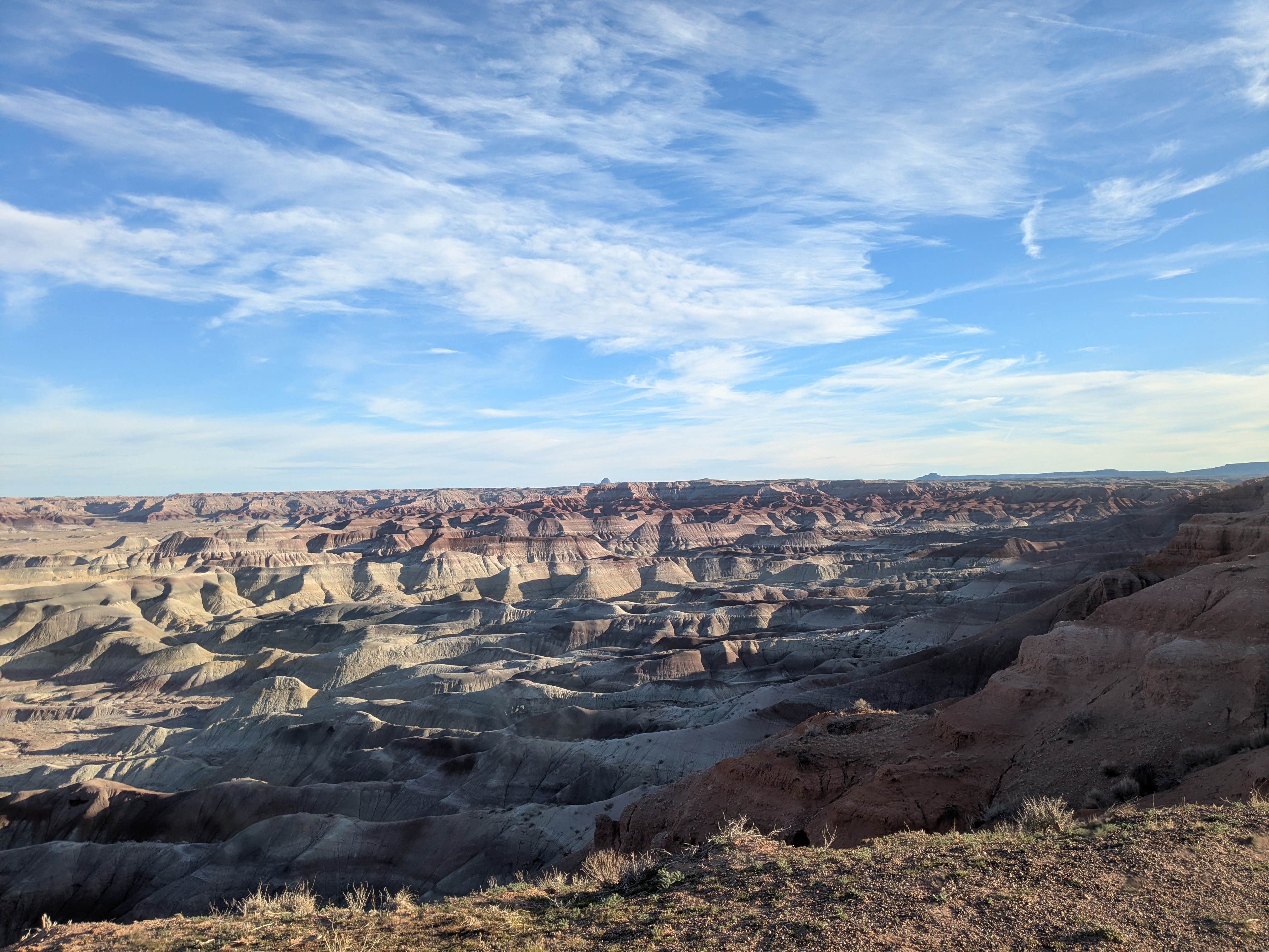 Camping near Rodeo Grounds RV Park: Painted Desert Rim Drive Dispersed Pulloff, Winslow, Arizona