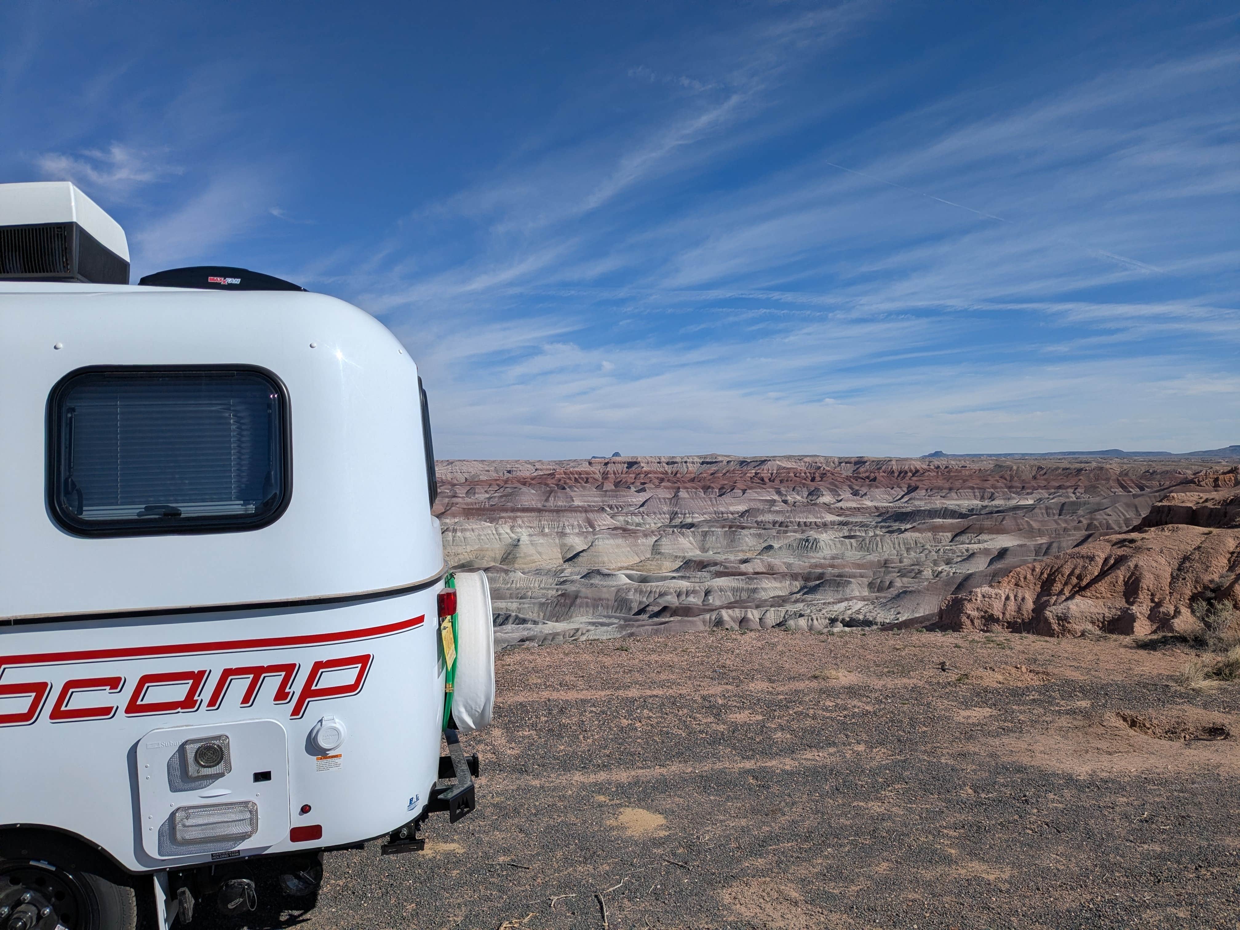 Camper-submitted photo at Painted Desert Rim Drive Dispersed Pulloff near Winslow, AZ
