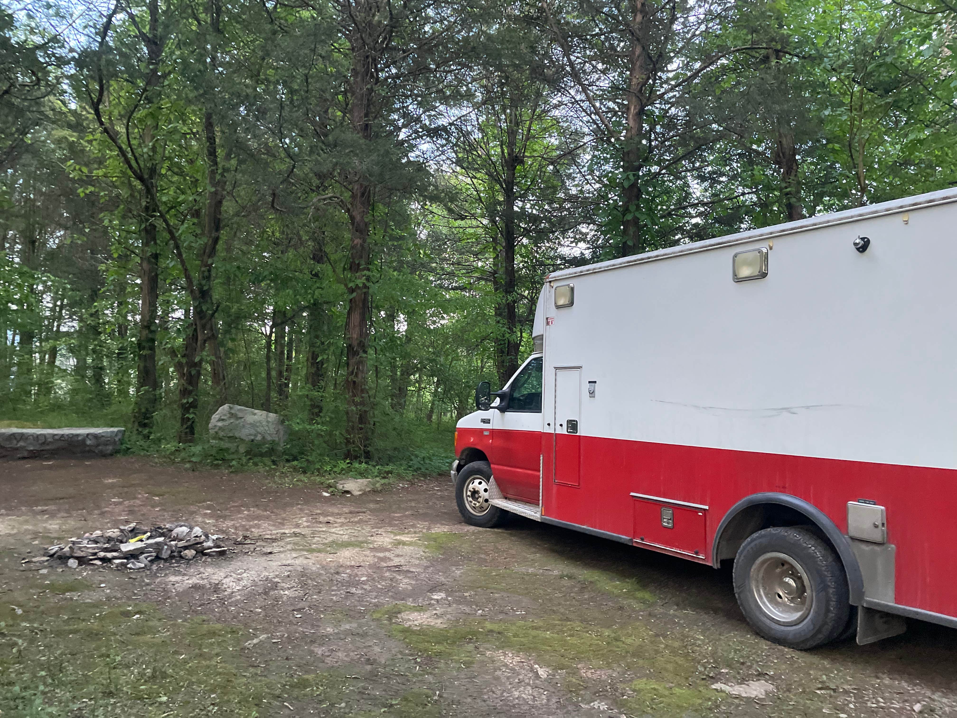 hannah P.'s photo of rv camping at Palmers Junction Dispersed Camping - PERMANENTLY CLOSED near Middlesboro, KY