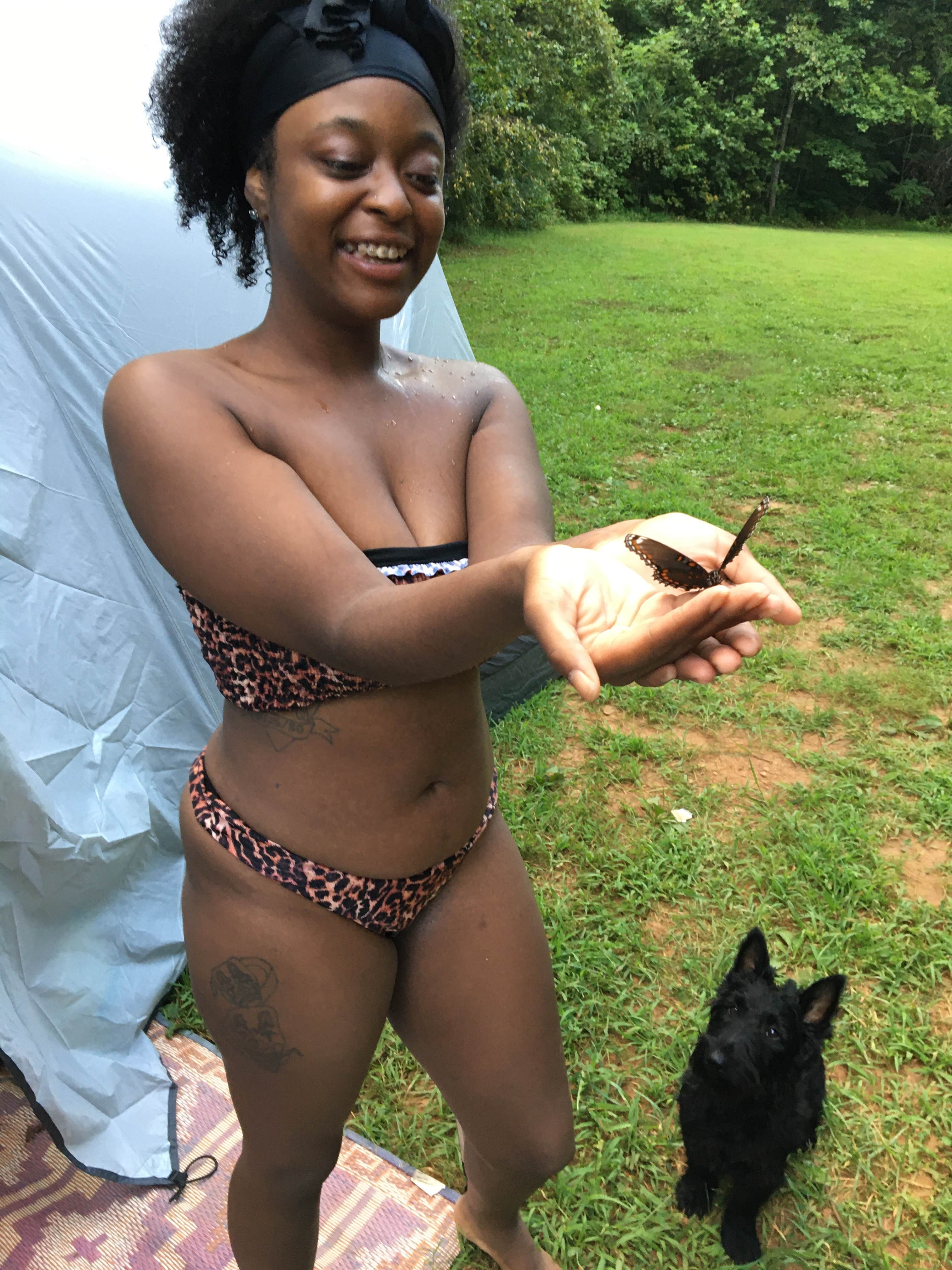 Nina S.'s photo of camping with pets at Paradise Lake Family Campground near Lynchburg, VA