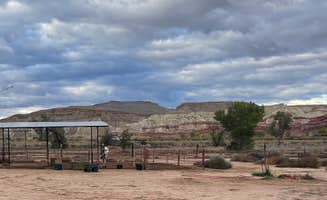 cindy's photo of camping with a horse at Paria River Ranch in Utah