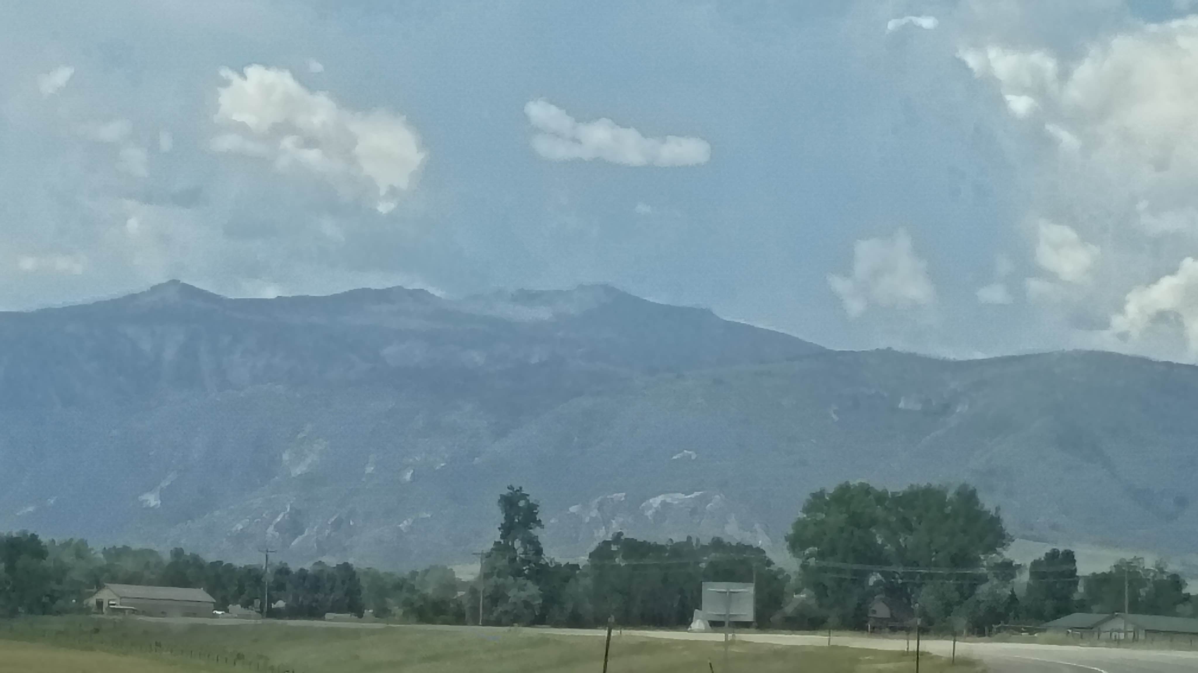 Camping near Ranger Creek: Park Reservoir, Big Horn, Wyoming