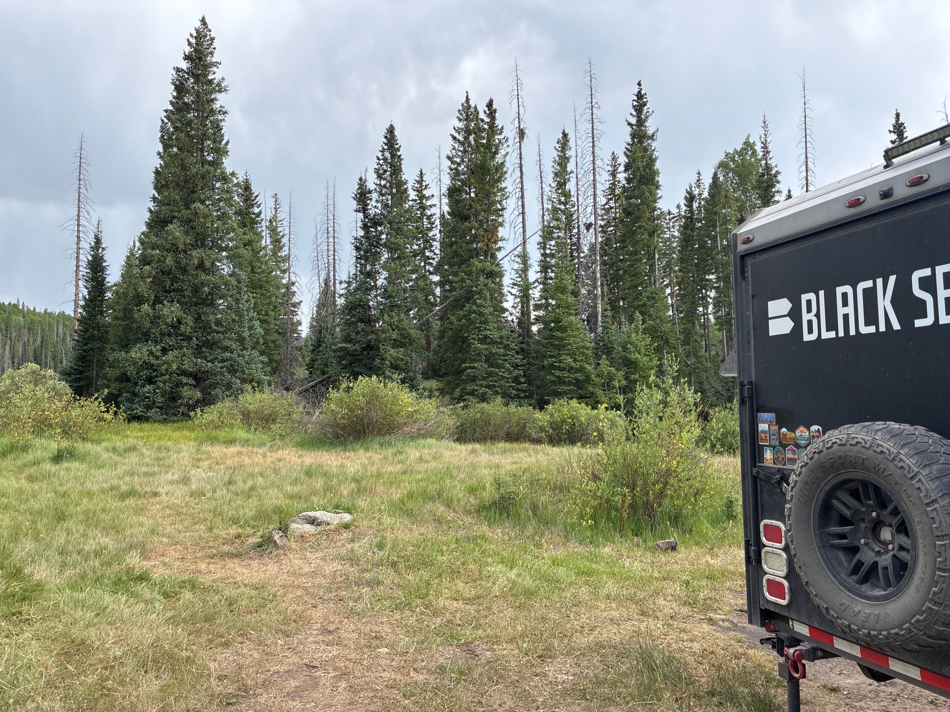 Camping near Big Meadows Reservoir Campground (south Central Co): Pass Creek Road Dispersed Camping, Rio Grande National Forest, Colorado