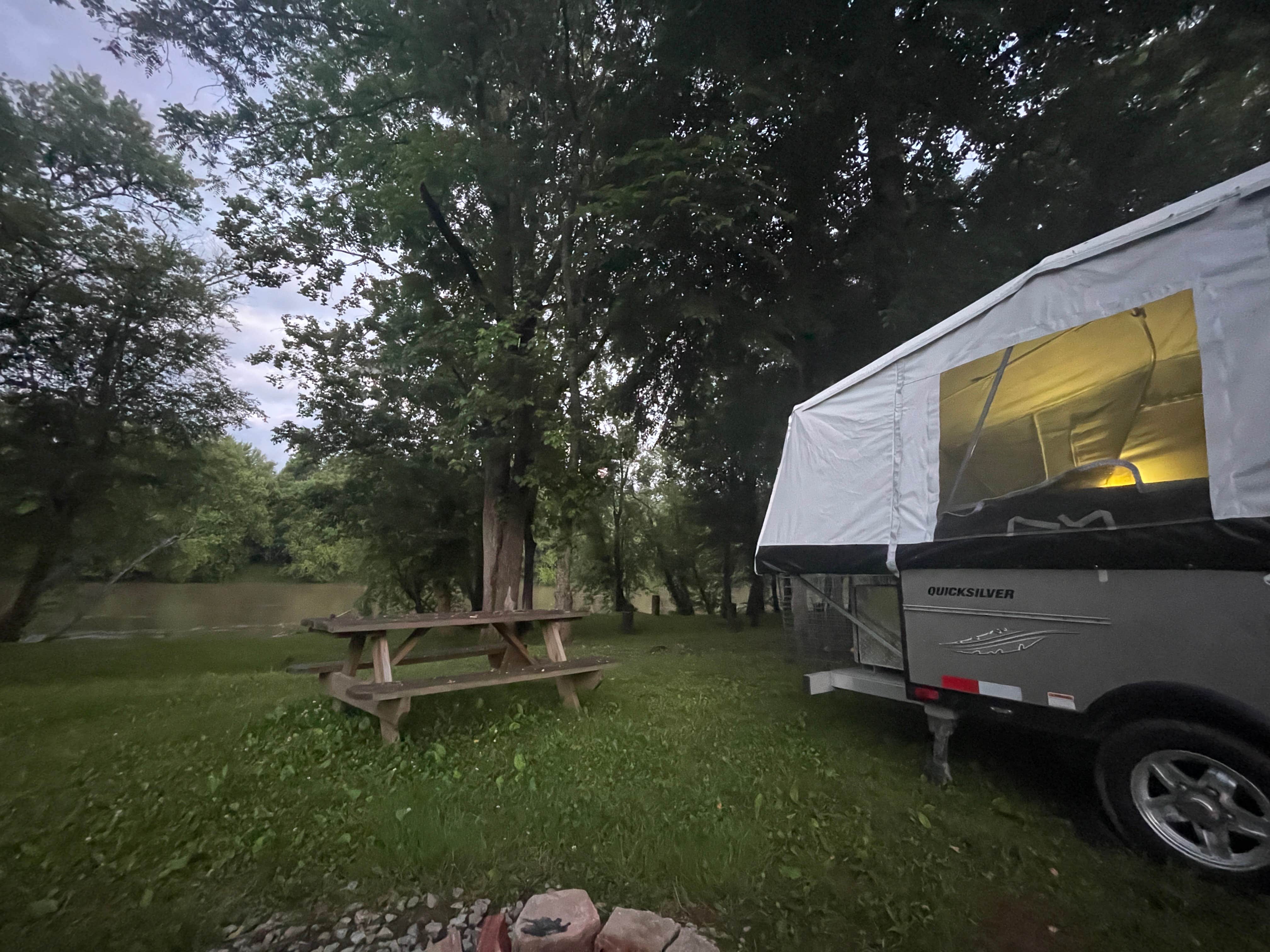 Camper-submitted photo at Patrick’s Point River Camp near Jellico, TN