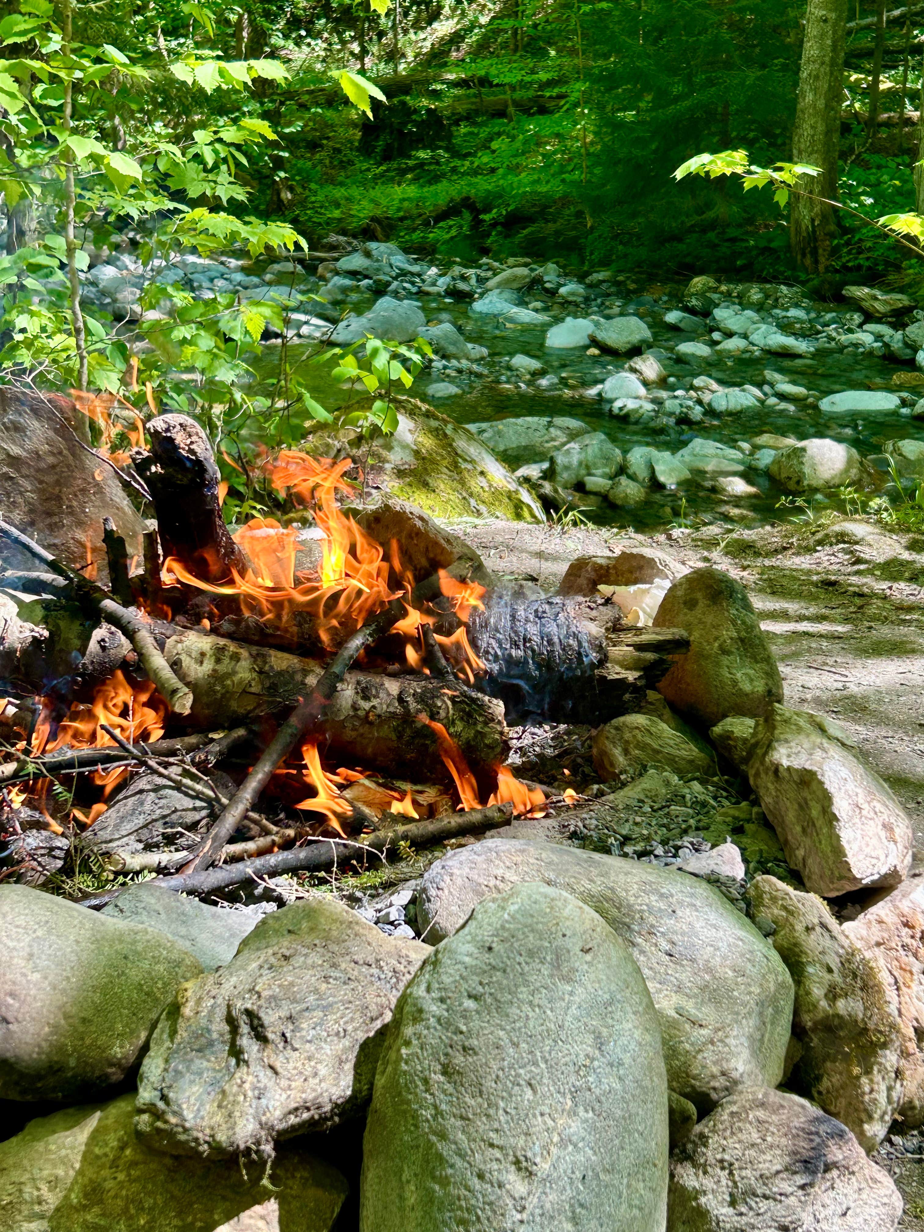 Camper-submitted photo at Patterson Brookside camp on West Hill Road near Bradford, VT