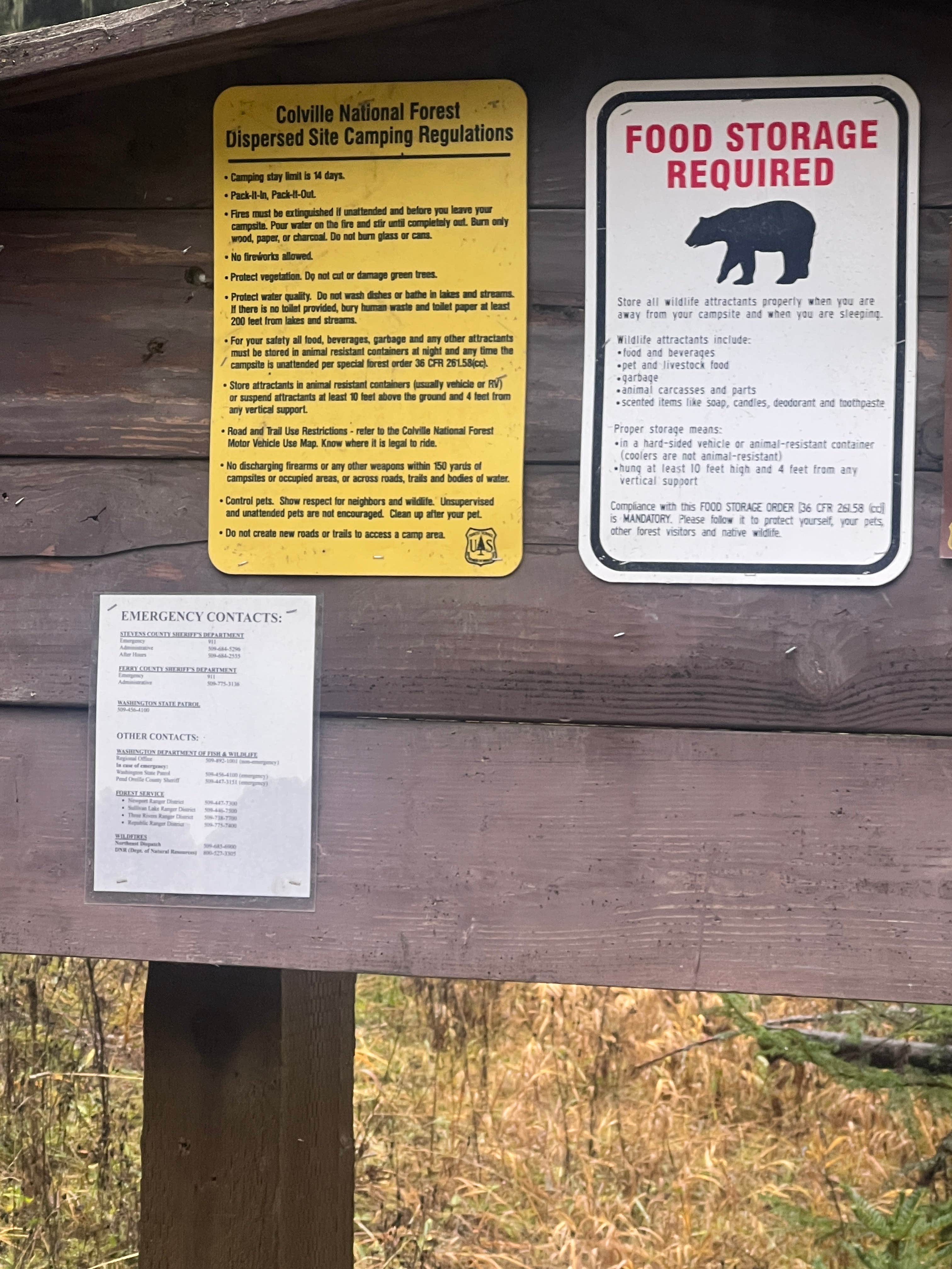 Camper-submitted photo at PauPac Road Camp Colville Ntl Forest near Loon Lake, WA