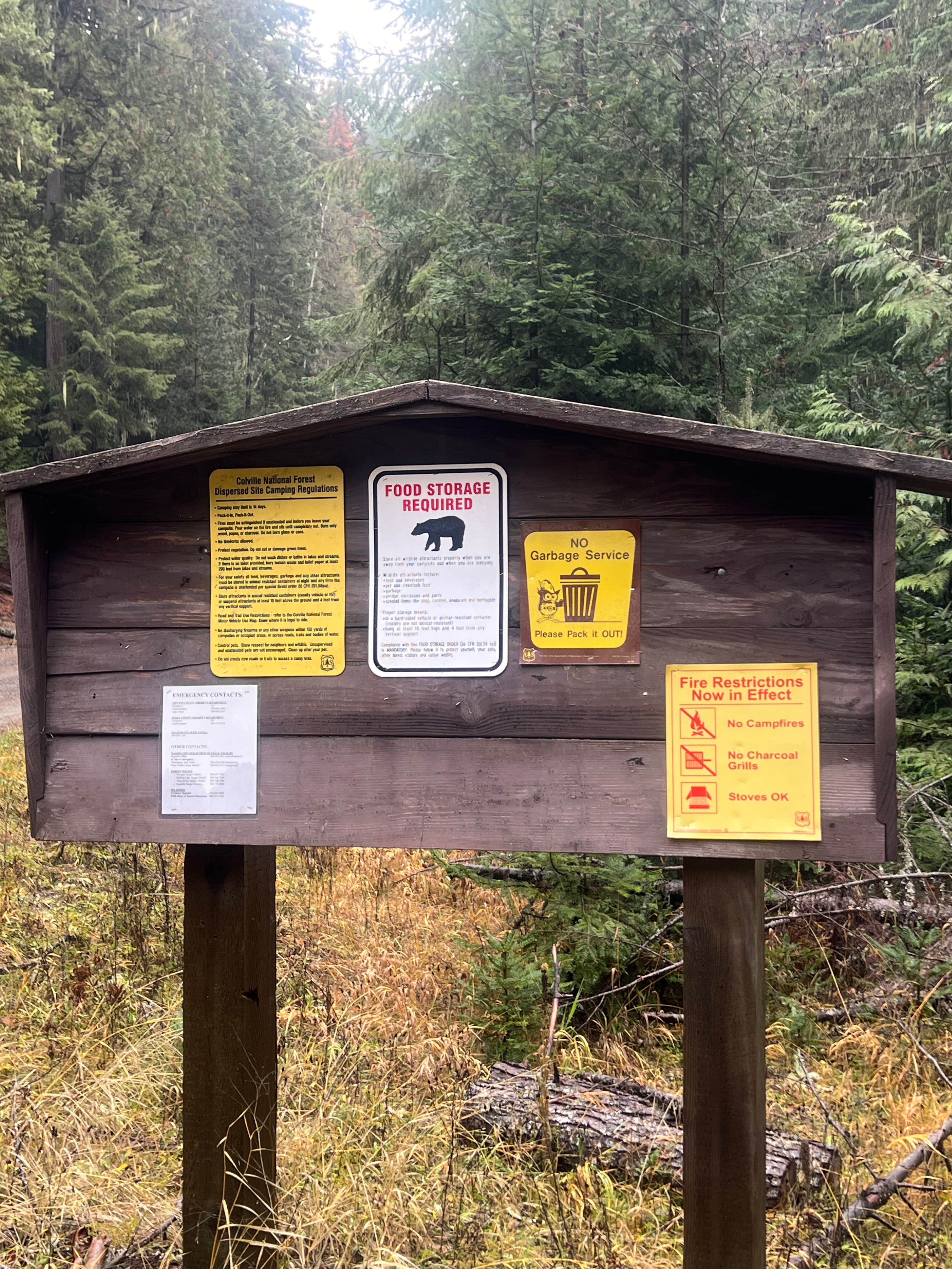 Camper submitted image from PauPac Road Camp Colville Ntl Forest - 1