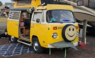 Sean I.'s photo of camping with pets at Peach Queen Campground near Tuscaloosa, AL