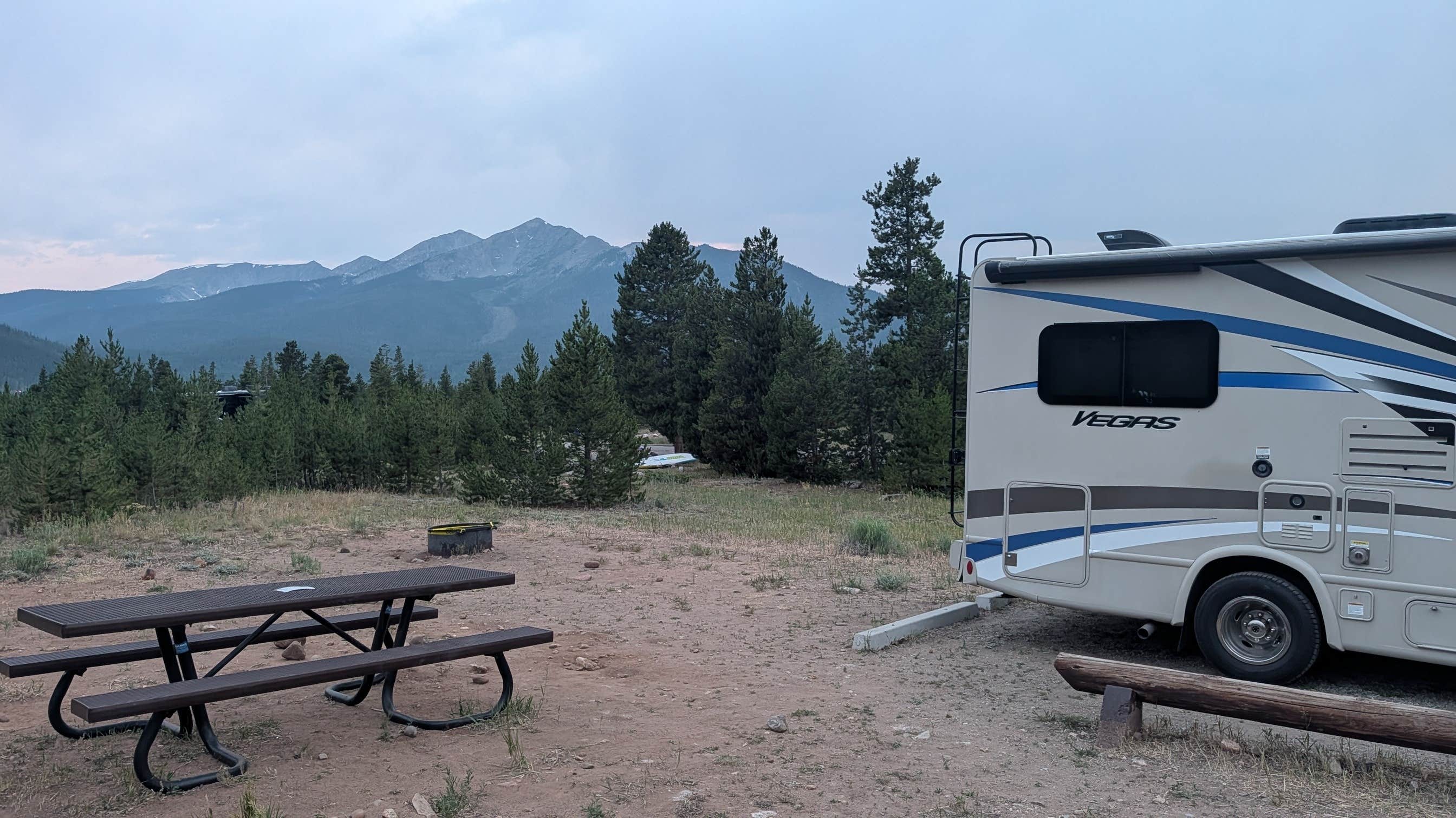 Korey Y.'s photo of rv camping at Peak One Campground near Montezuma, CO