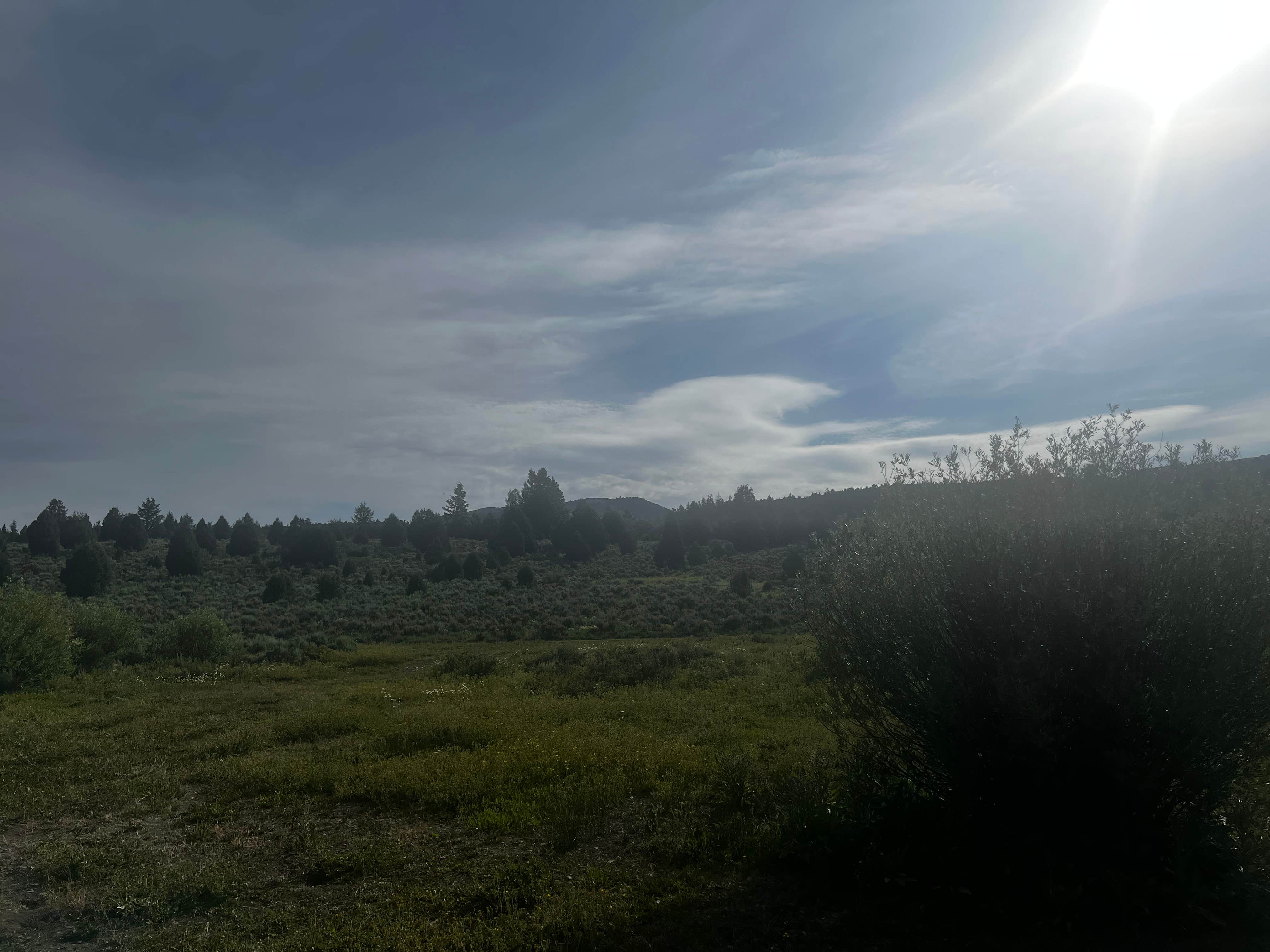 Karson M.'s photo of a dispersed camping area at pebble road dispersed camping near Bancroft, ID
