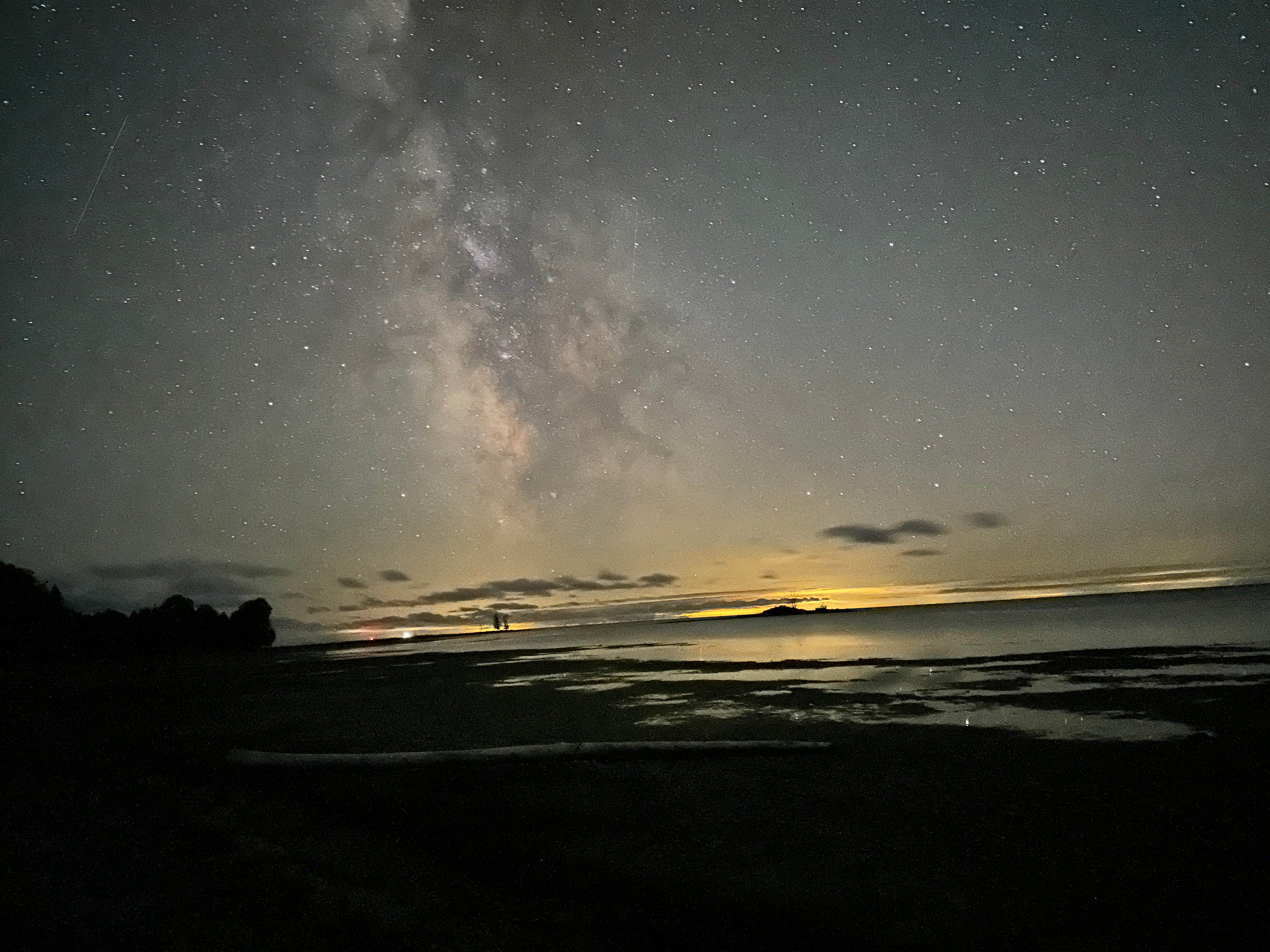 Camper-submitted photo at Peninsula Point Lighthouse Access Road - Dispersed near Ephraim, WI