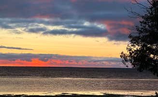 Jacob B.'s photo of a dispersed camping area at Peninsula Point Lighthouse Access Road - Dispersed near Skandia, MI