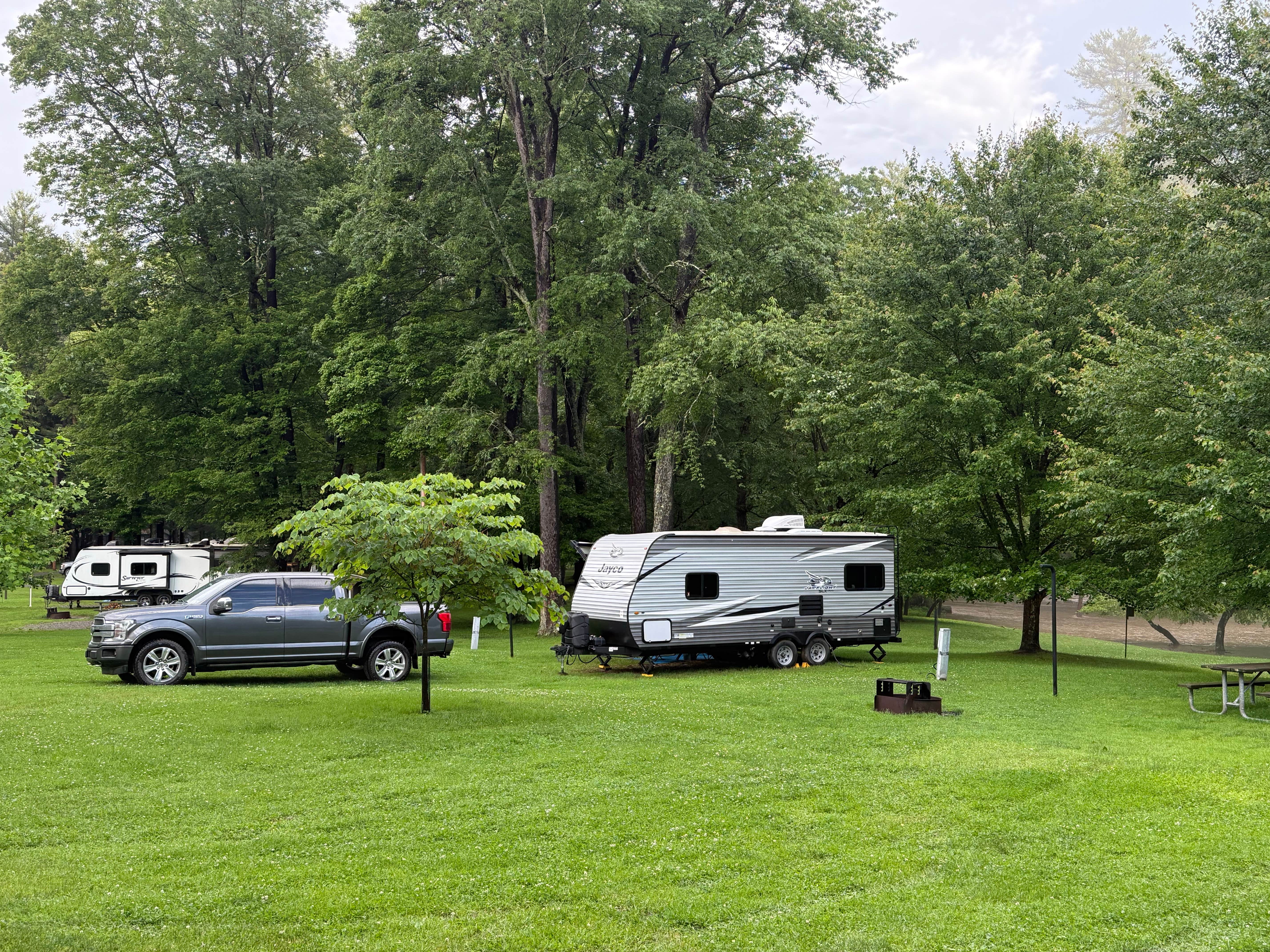 Tom O.'s photo of rv camping at Clear Creek State Park Campground near Sigel, PA