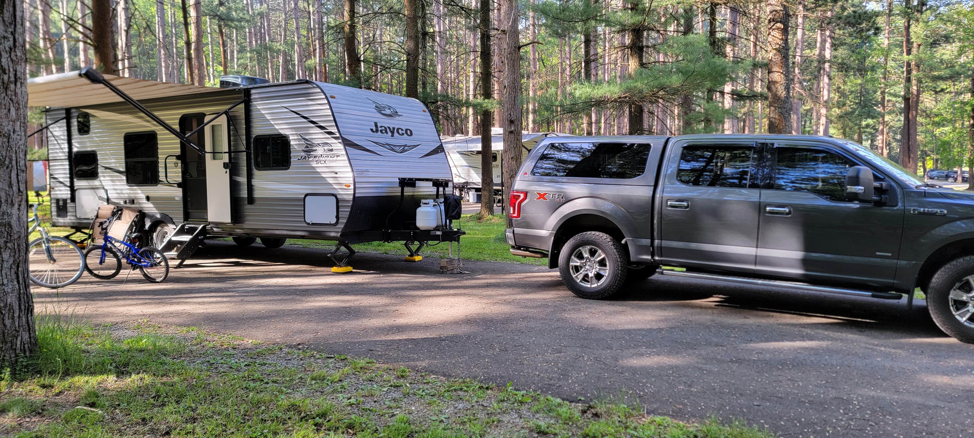 Kevin C.'s photo of rv camping at Cook Forest State Park Campground & Cabins near Marienville, PA